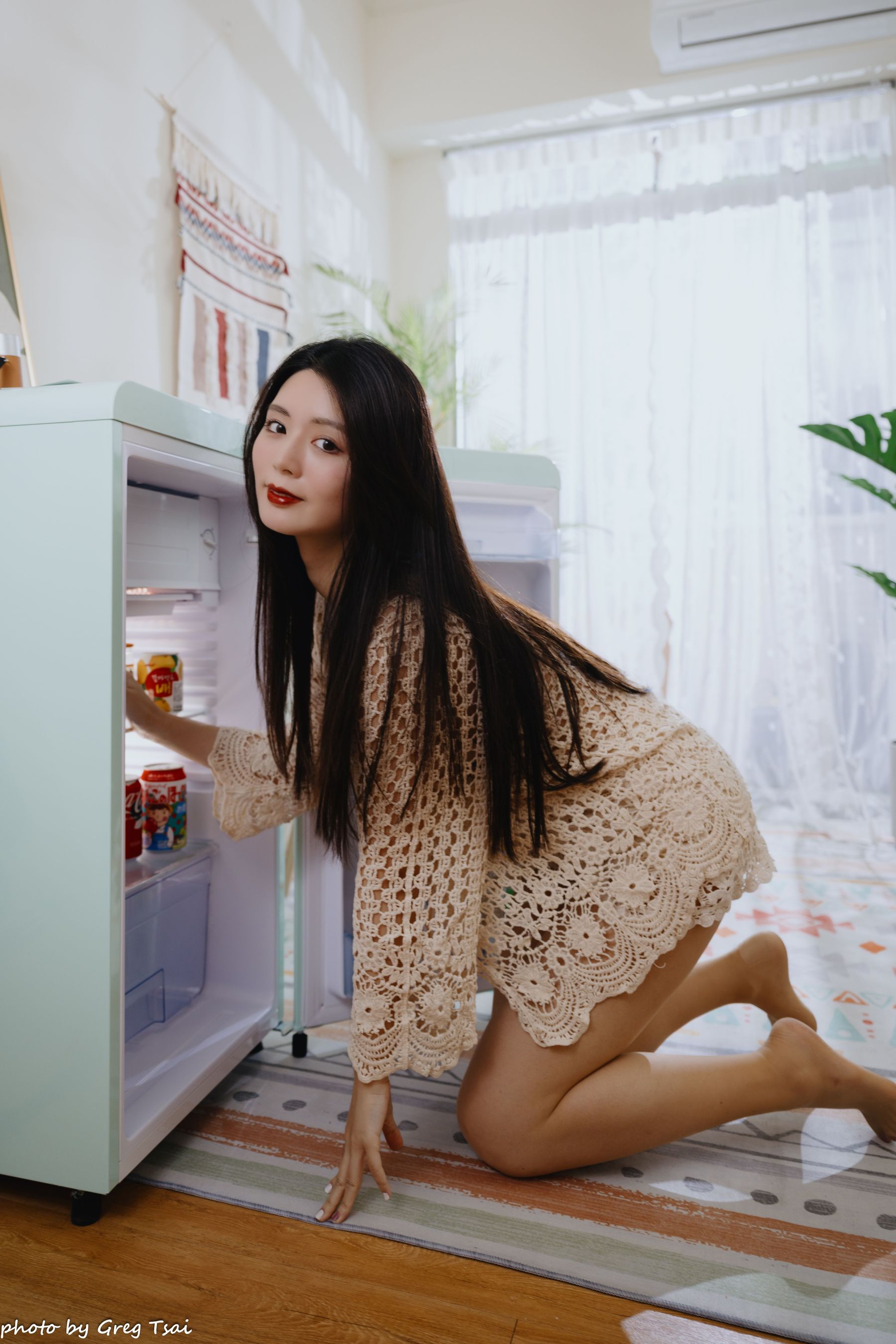 筱筱 - 休闲居家棚拍/(100P)