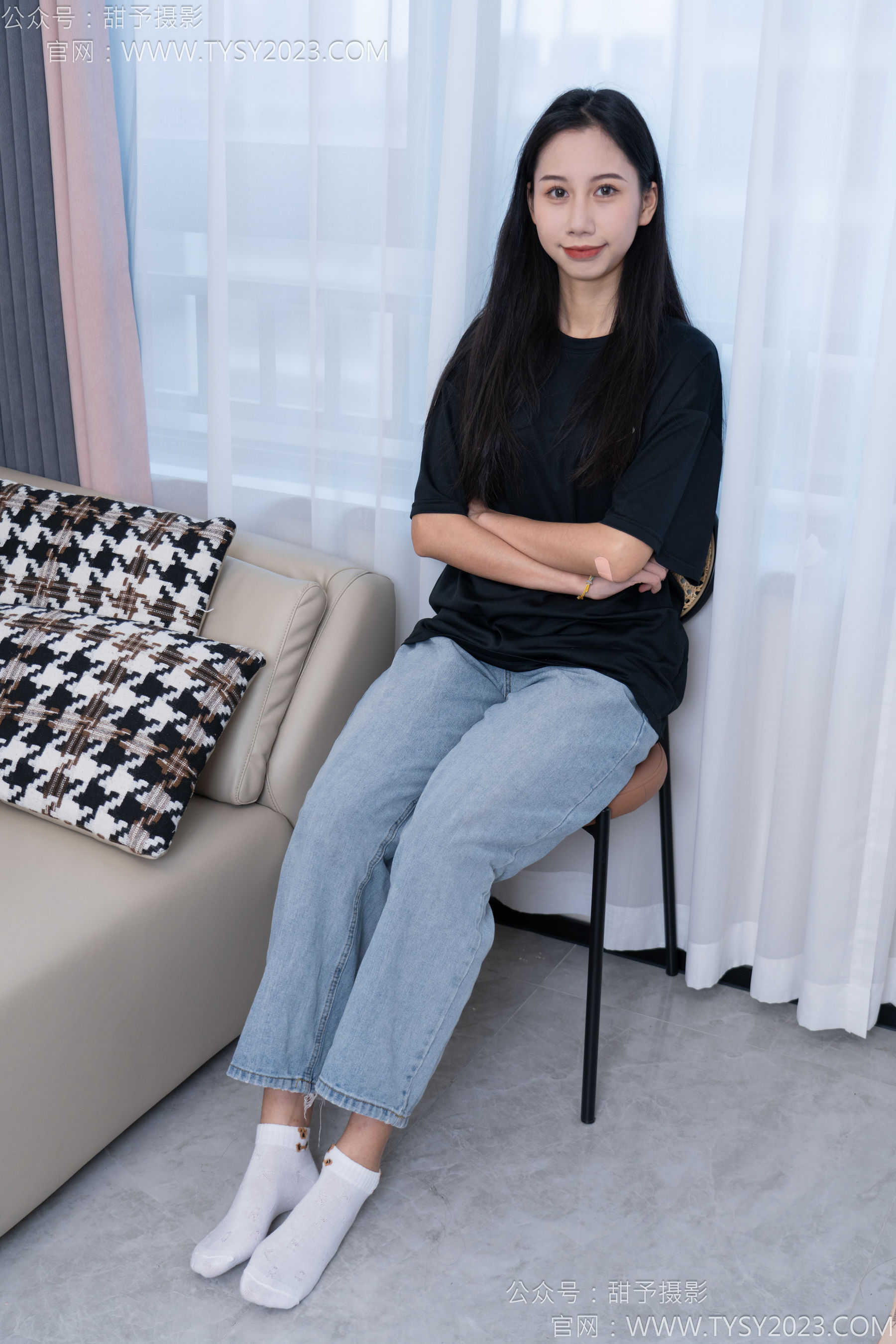 甜予摄影 No.163 娃娃 - 板鞋、白棉袜、裸足/(130P)