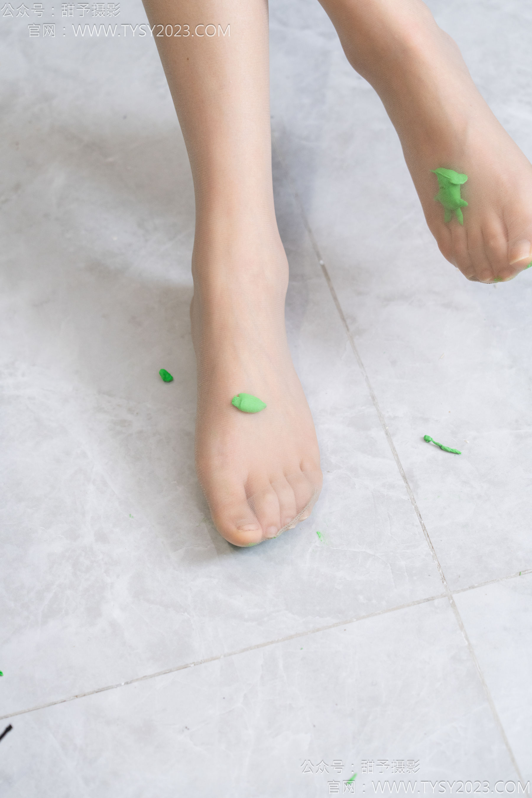 甜予摄影 No.175 澜澜 - 高跟鞋、薄灰丝、薄黑丝、踩小人剧情/(124P)