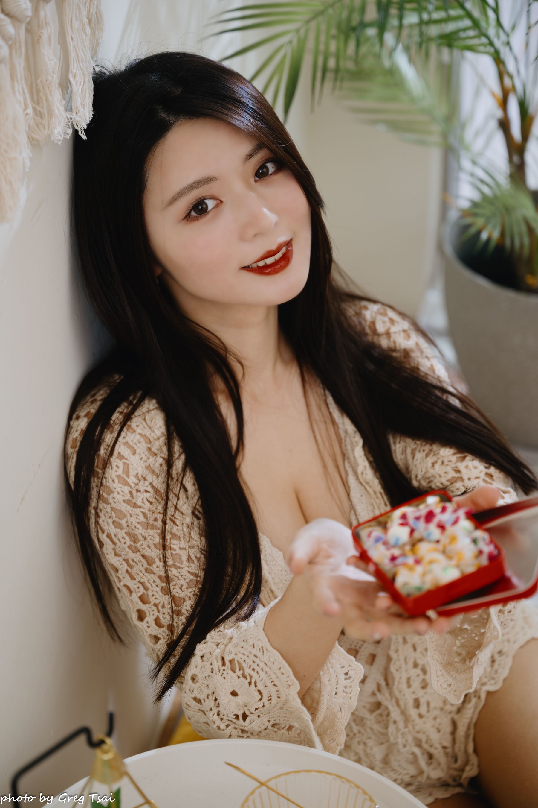 筱筱 - 休闲居家棚拍/(100P)