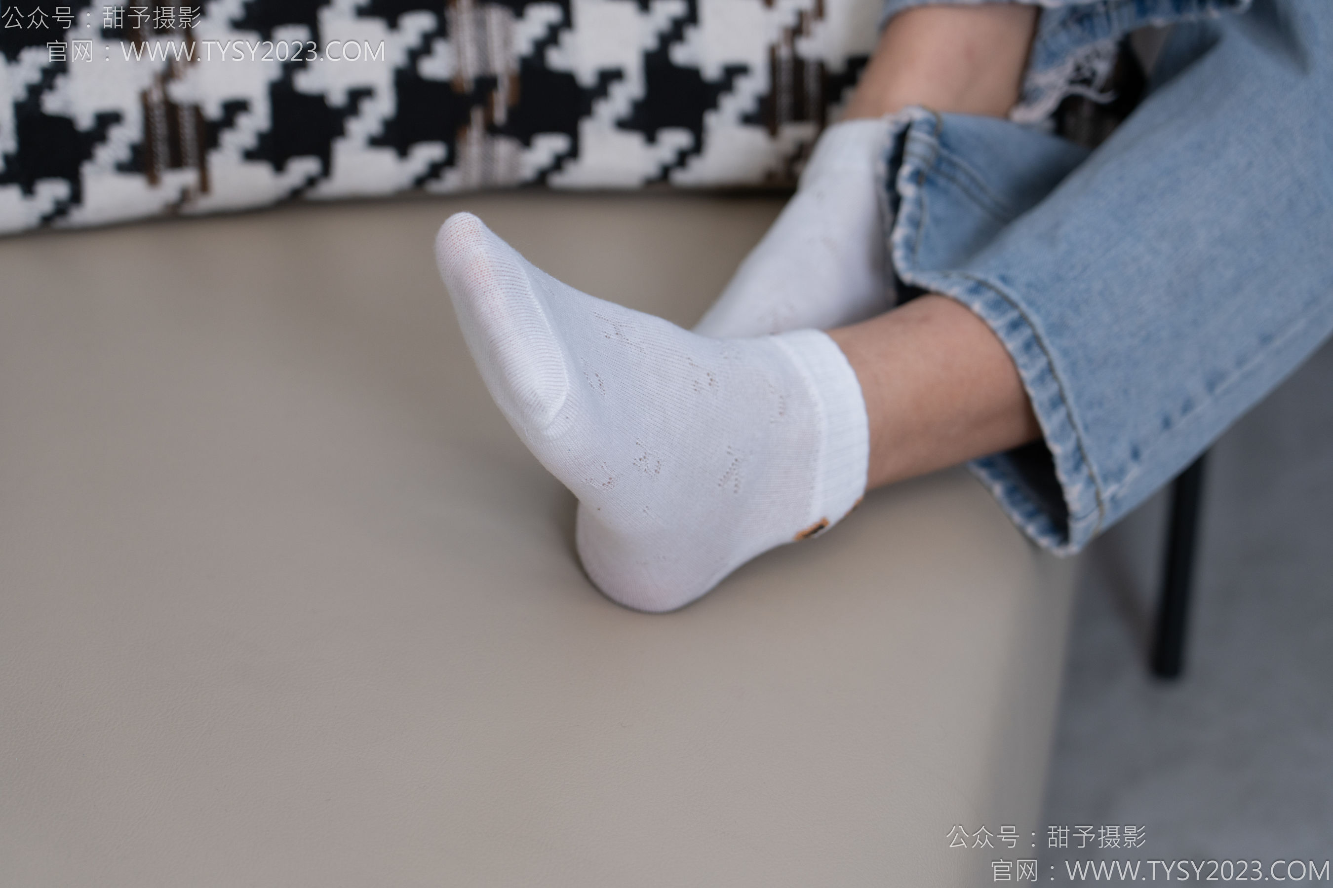 甜予摄影 No.163 娃娃 - 板鞋、白棉袜、裸足/(130P)