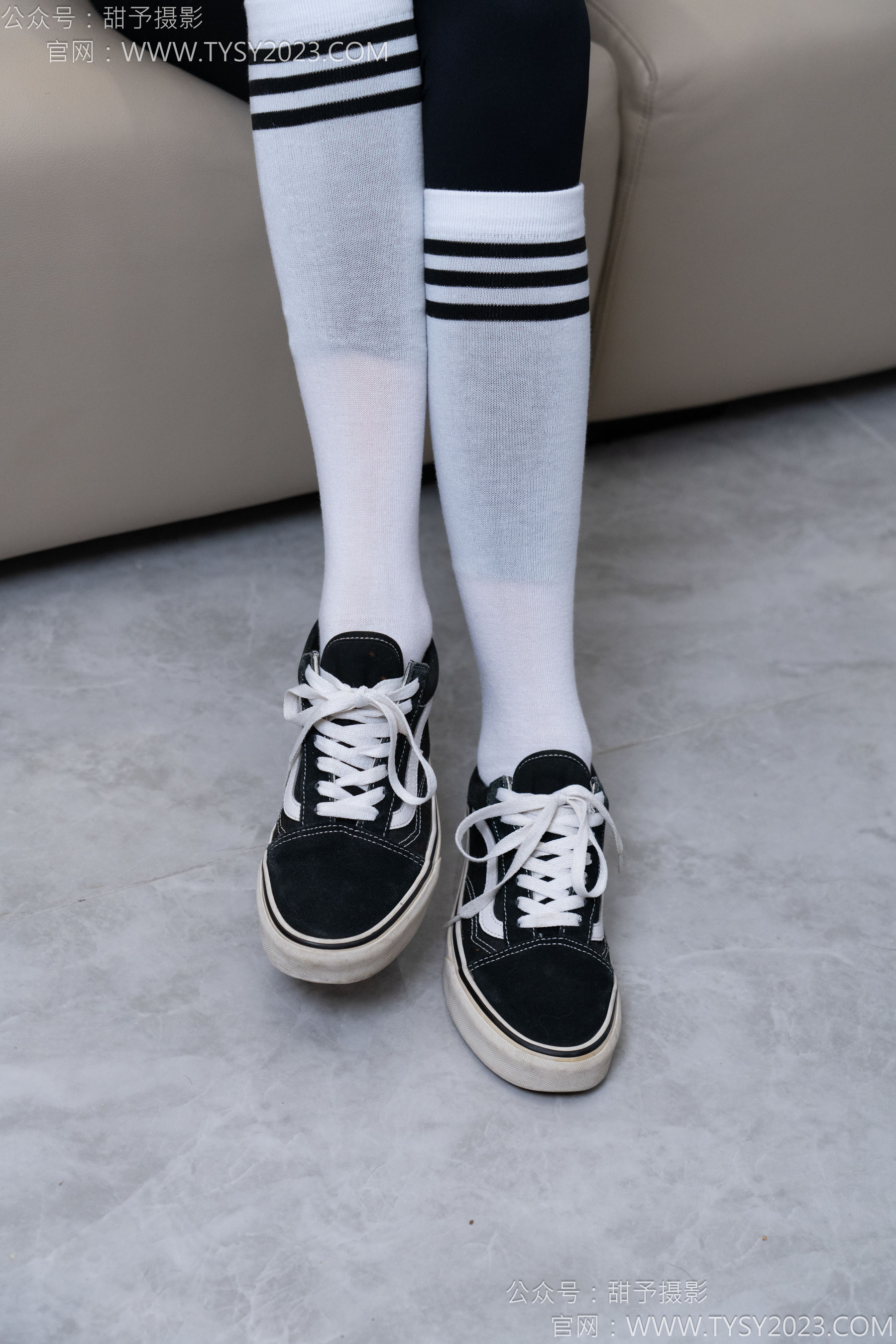 甜予摄影 No.179 珞珞 - 高跟鞋、板鞋、人字拖、白棉袜/(129P)