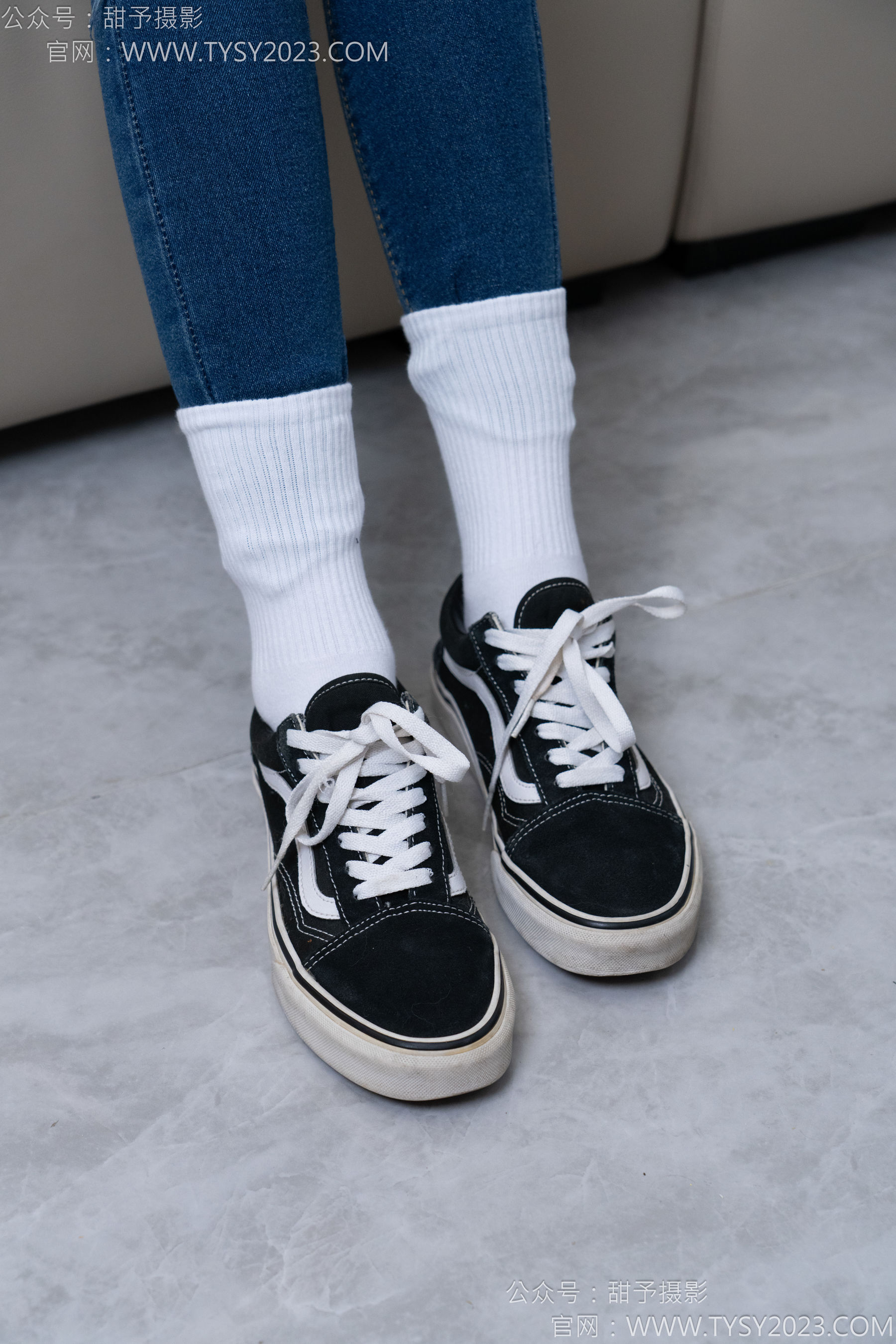 甜予摄影 No.179 珞珞 - 高跟鞋、板鞋、人字拖、白棉袜/(129P)