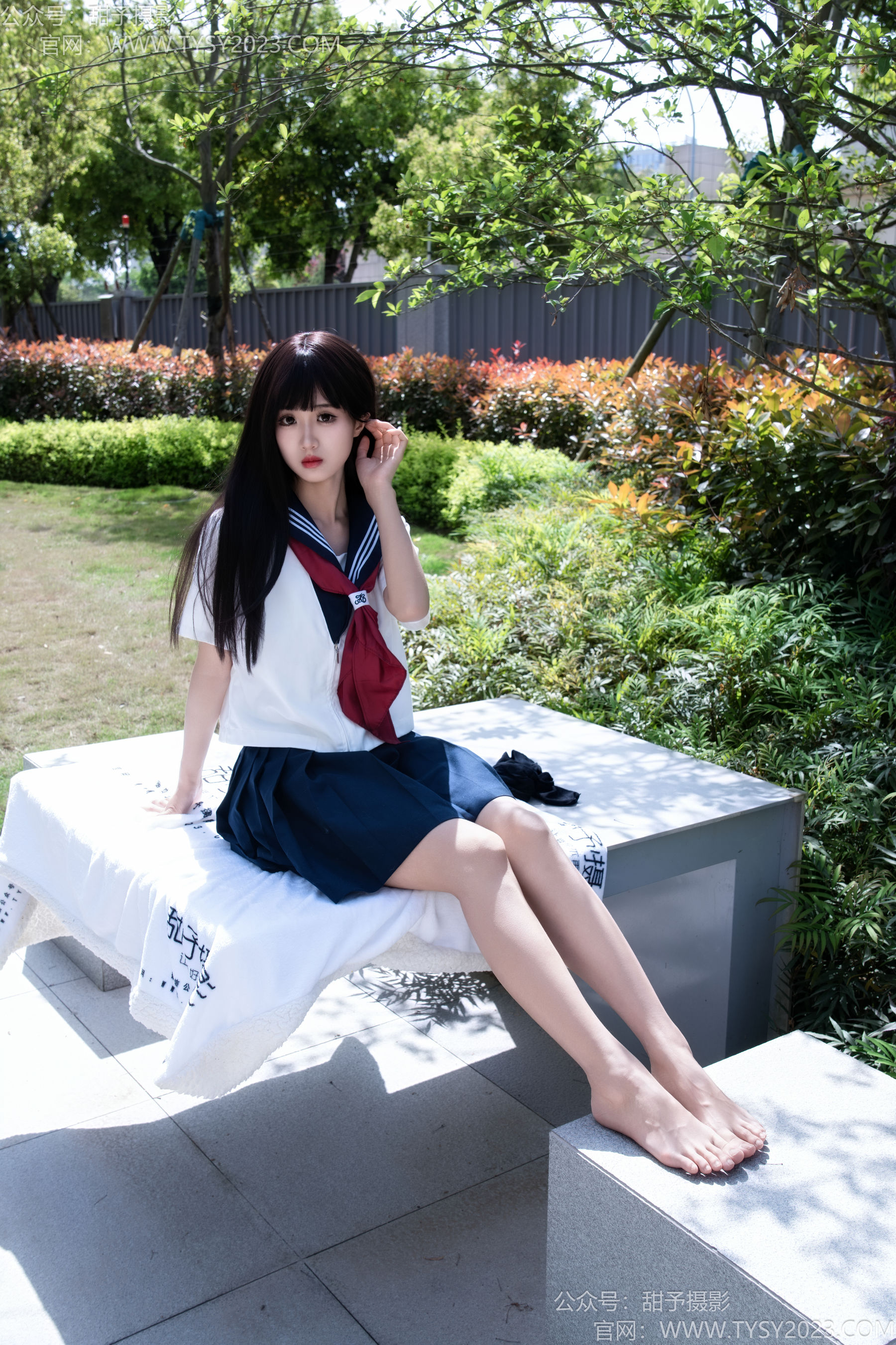 甜予摄影 No.193 小甜桃 - 皮鞋、大腿袜、裸足/(129P)