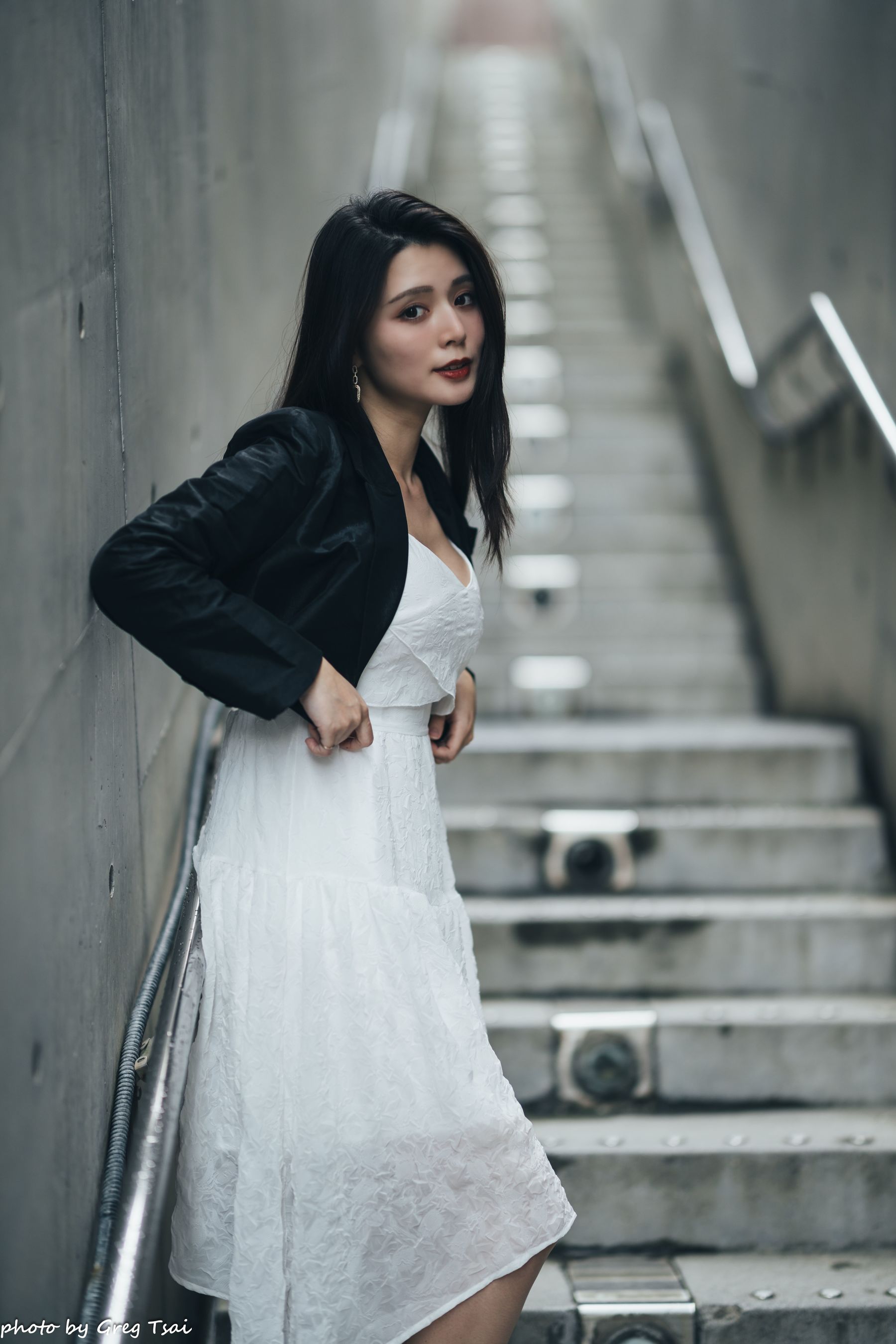 筱筱 - 天台连衣裙/(65P)