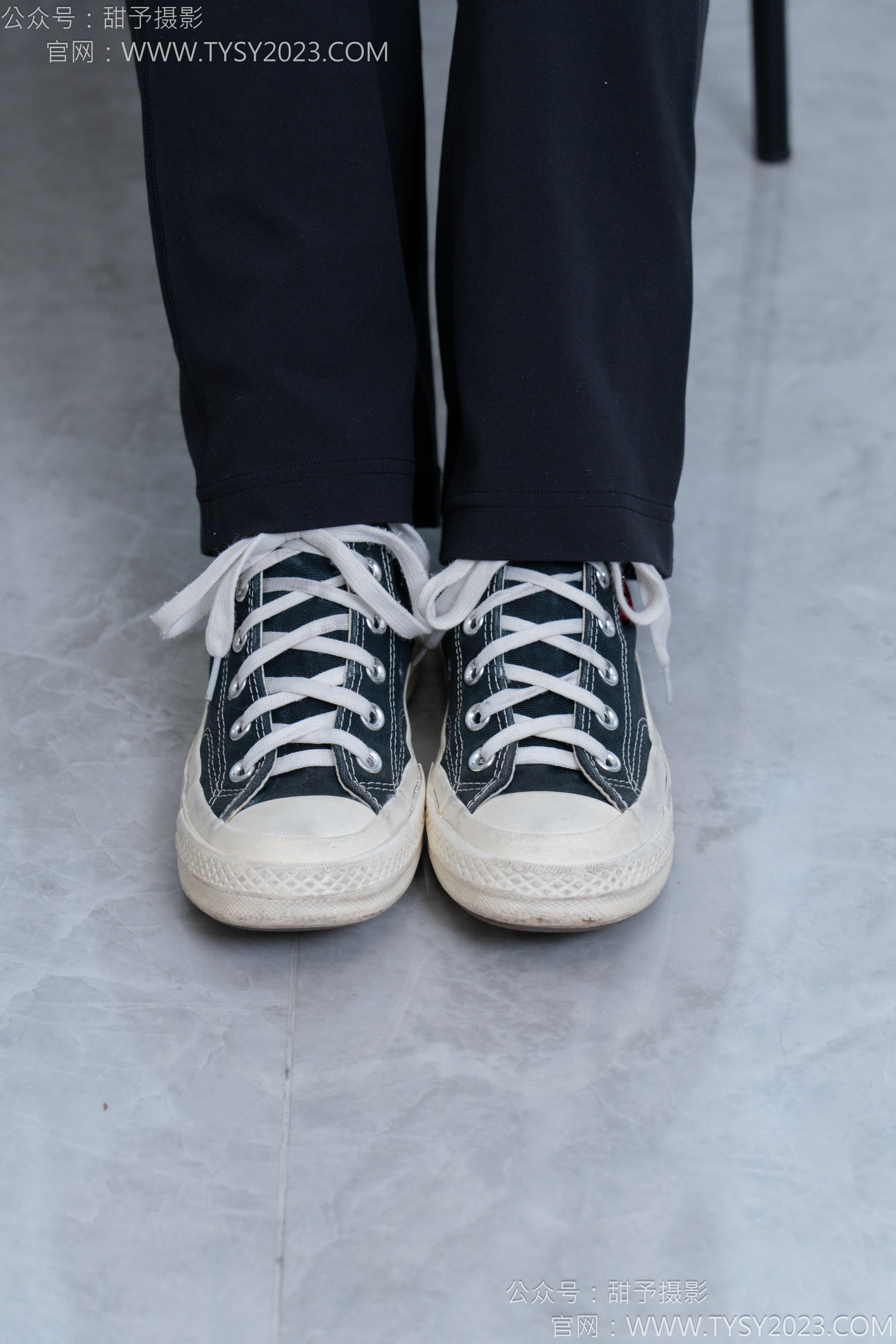 甜予摄影 No.169 贝壳 - 帆布鞋、白棉袜、裸足/(130P)