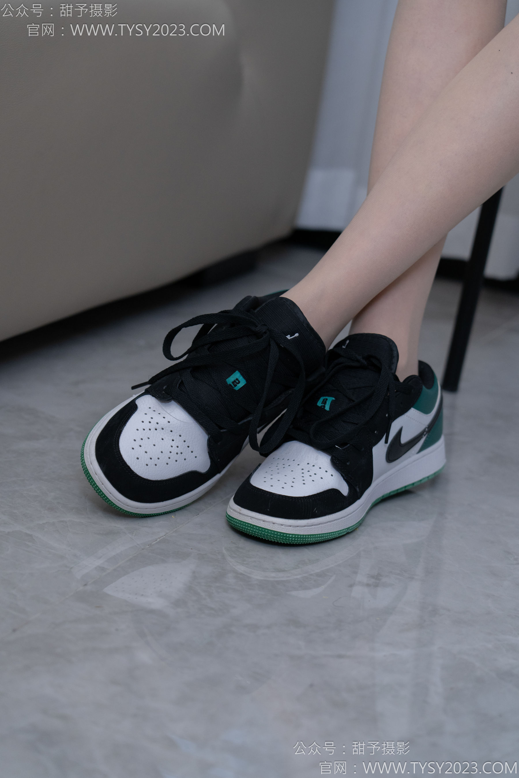 甜予摄影 No.176 珞珞 - 板鞋、薄肉丝/(134P)