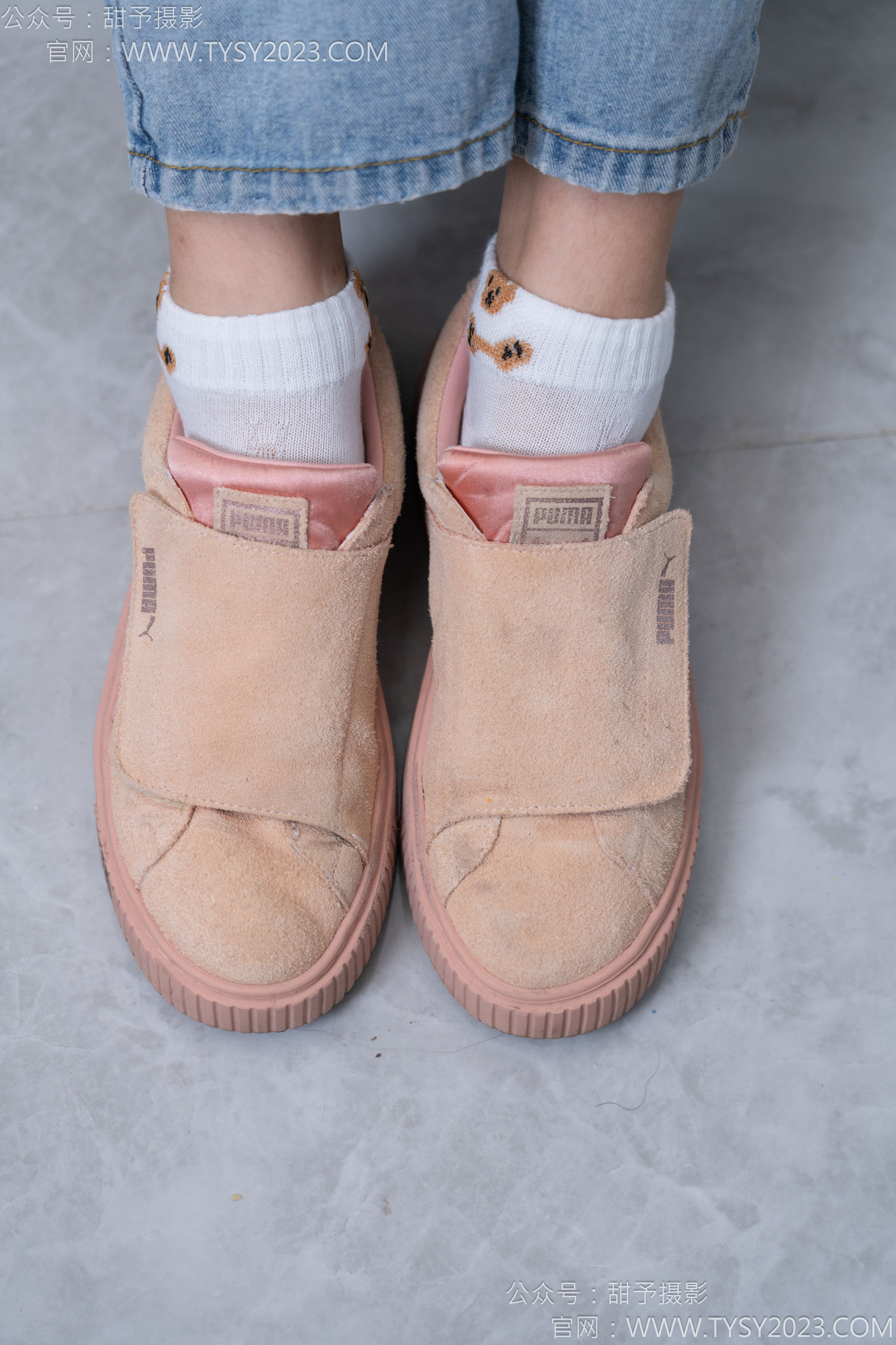 甜予摄影 No.163 娃娃 - 板鞋、白棉袜、裸足/(130P)