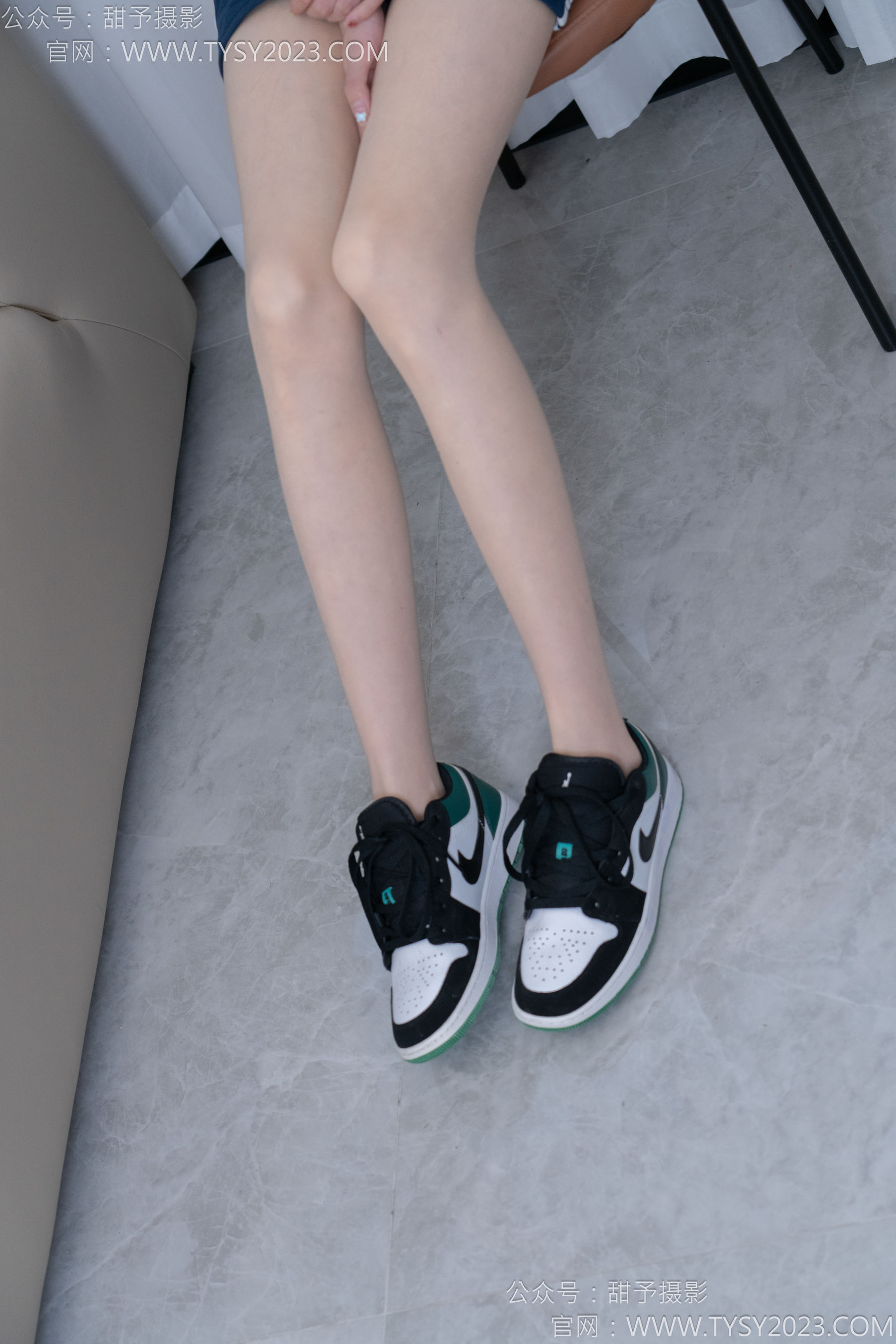 甜予摄影 No.176 珞珞 - 板鞋、薄肉丝/(134P)