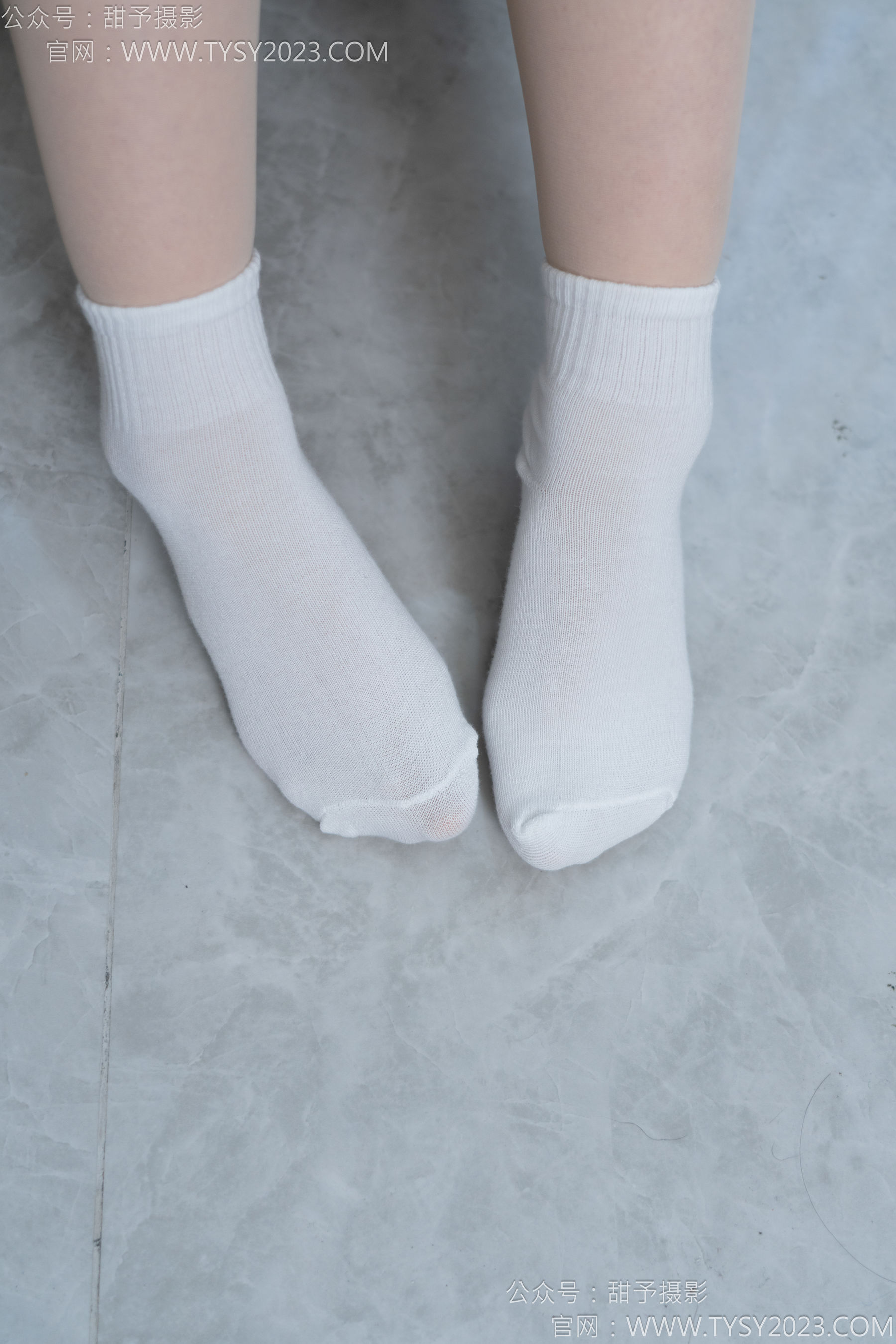 甜予摄影 No.173 小葵 - 棉鞋、白棉袜、薄肉丝/(135P)