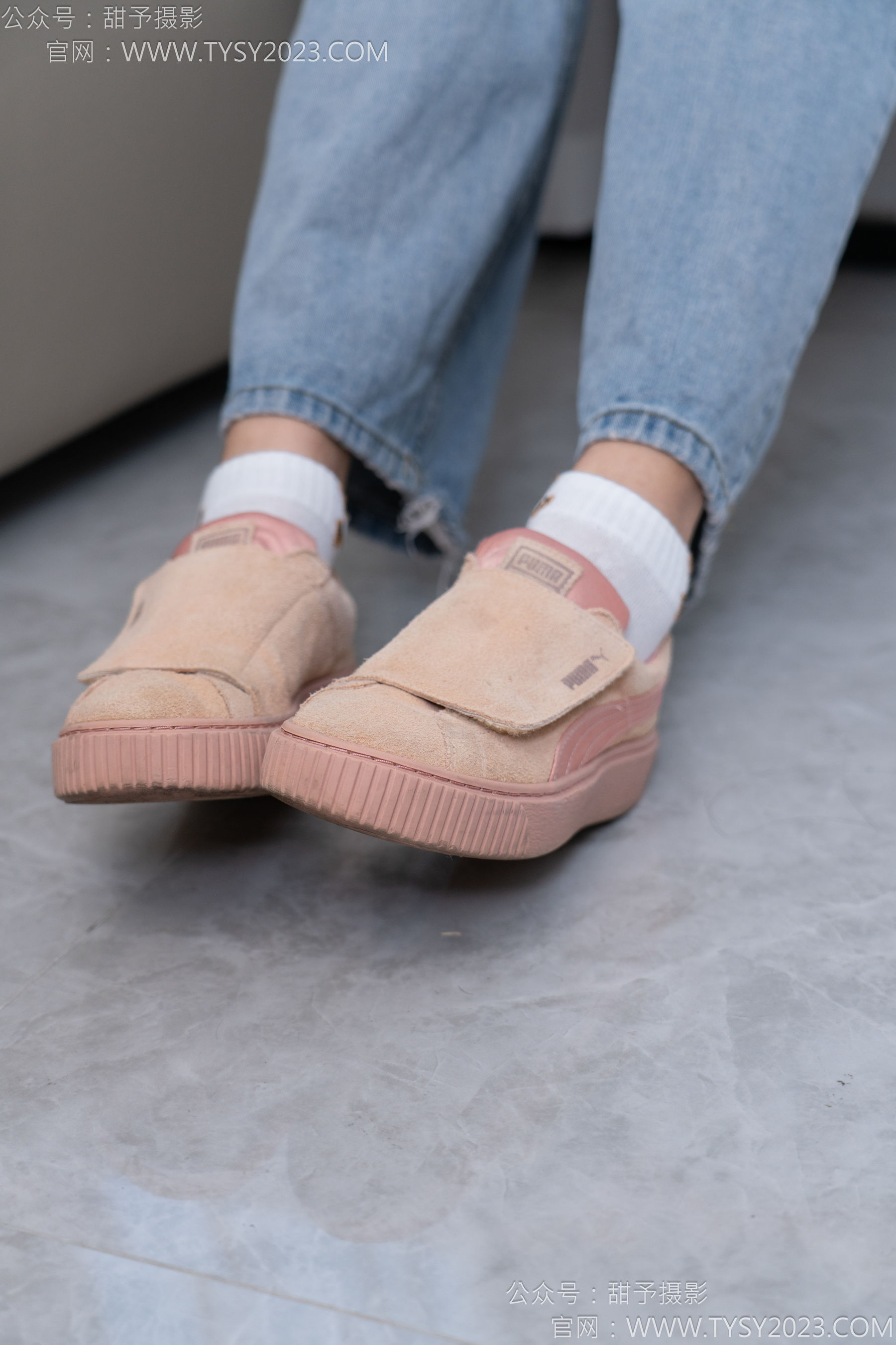 甜予摄影 No.163 娃娃 - 板鞋、白棉袜、裸足/(130P)