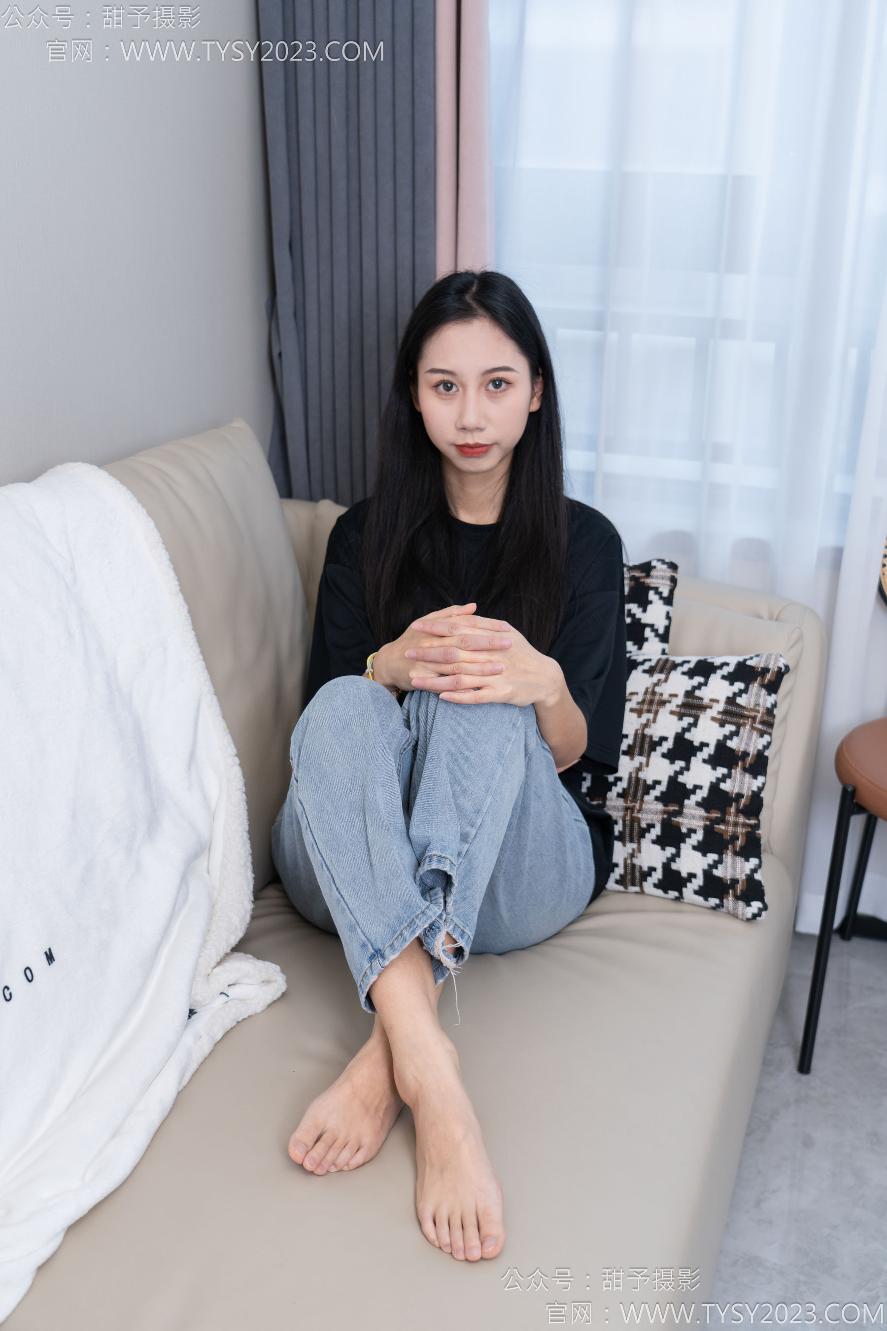 甜予摄影 No.163 娃娃 - 板鞋、白棉袜、裸足/(130P)