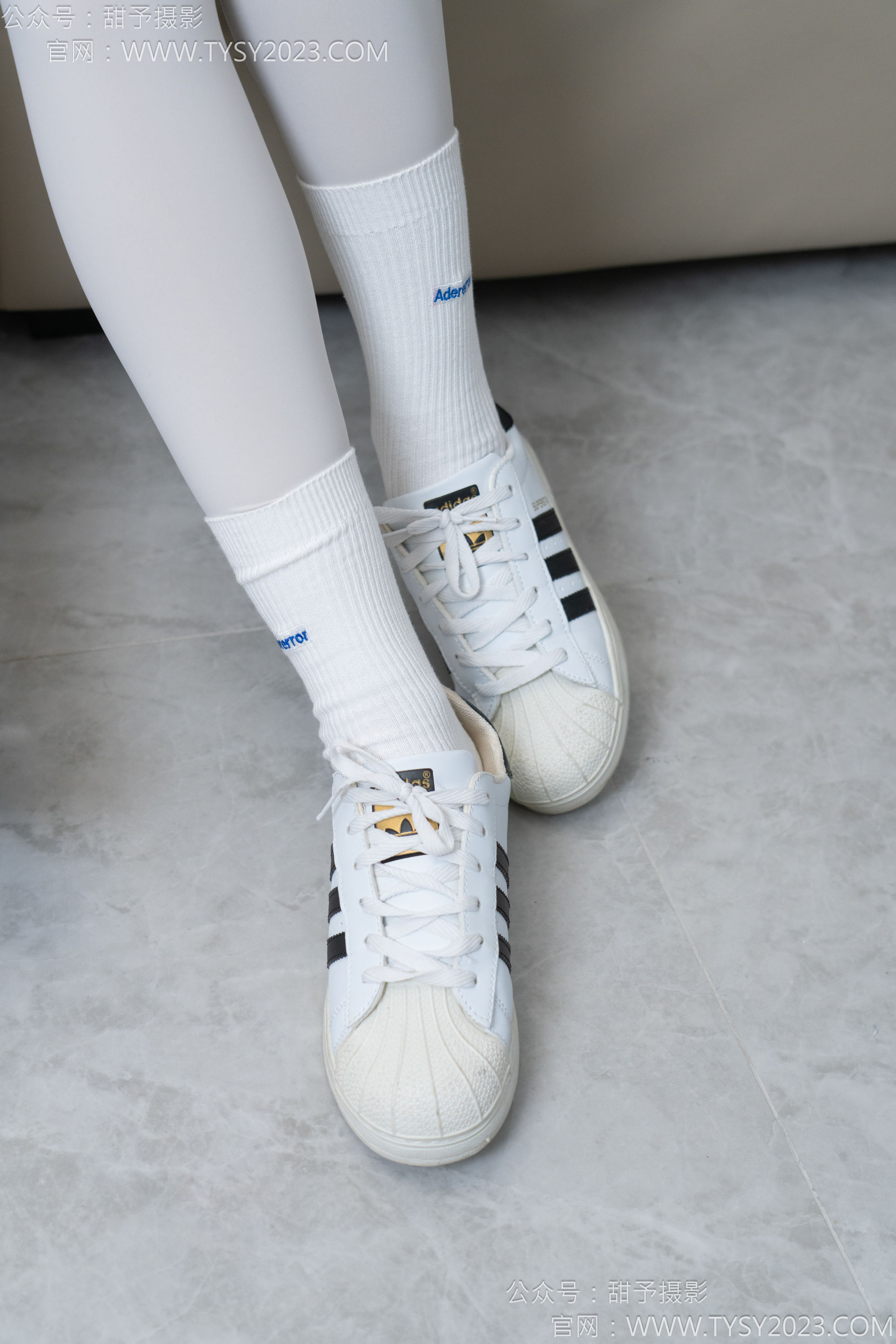 甜予摄影 No.157 澜澜&咖啡豆 - 帆布鞋、板鞋、白棉袜、薄黑丝、薄肉丝/(144P)