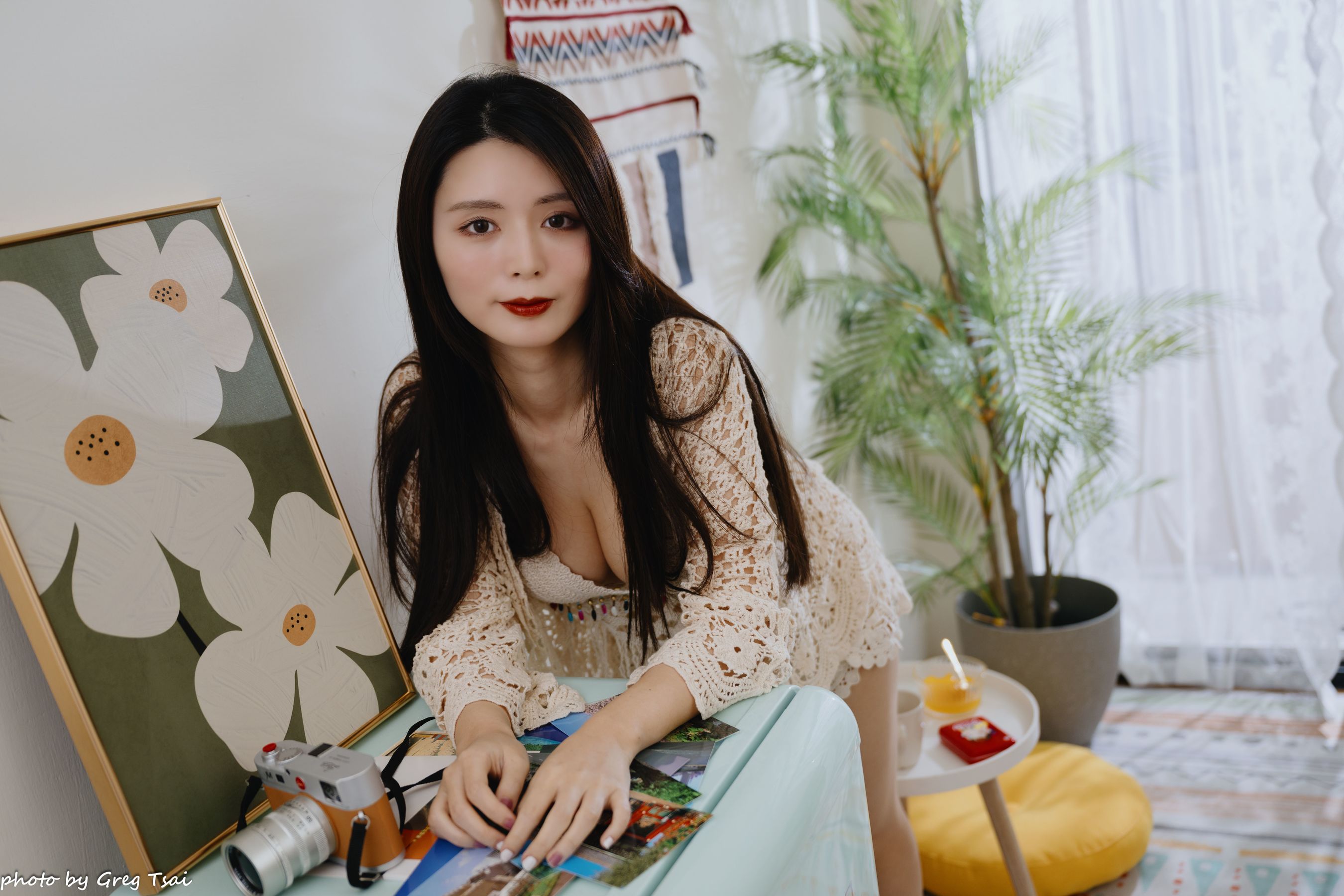 筱筱 - 休闲居家棚拍/(100P)