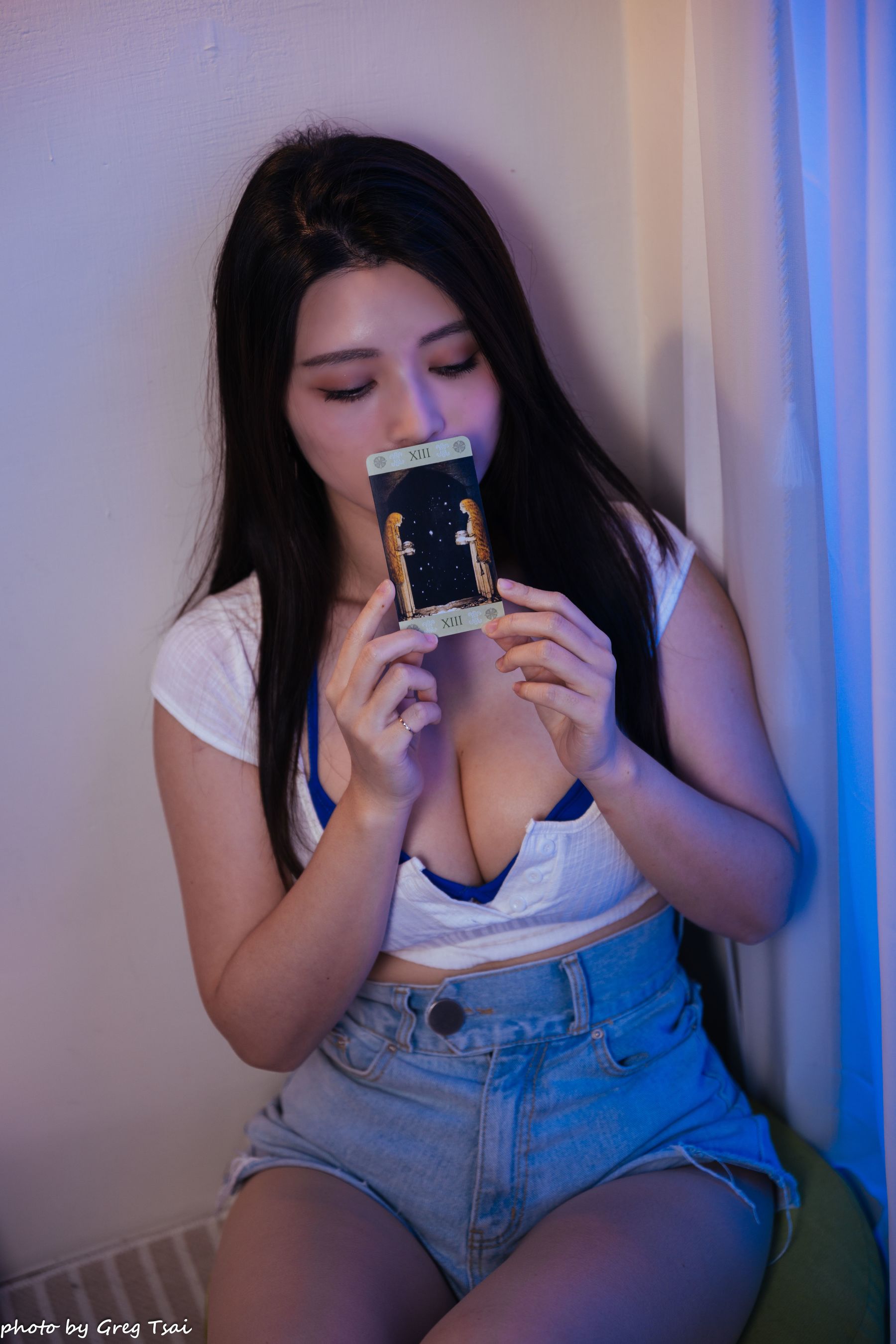 筱筱 - 牛仔热裤肉丝/(78P)