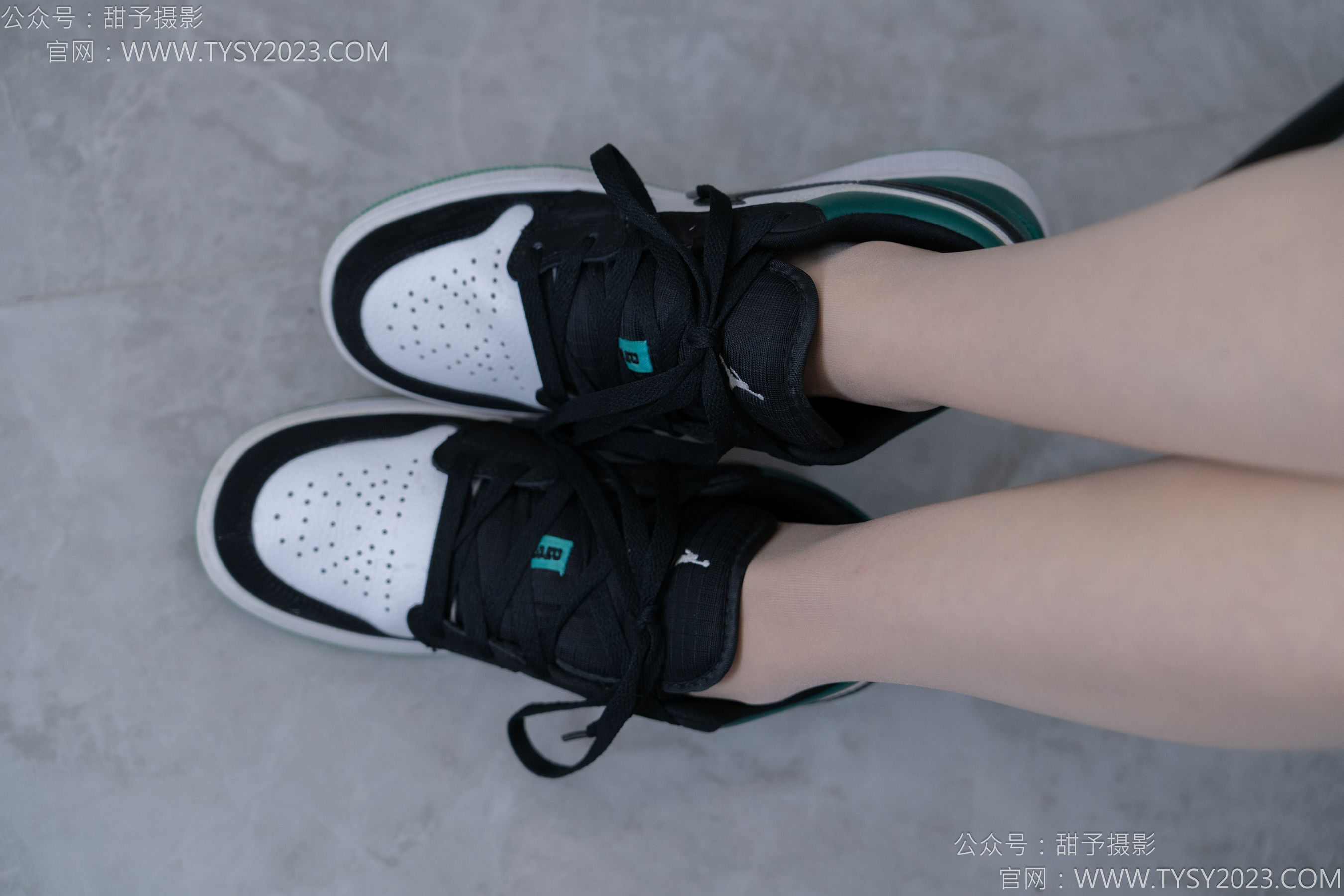 甜予摄影 No.176 珞珞 - 板鞋、薄肉丝/(134P)