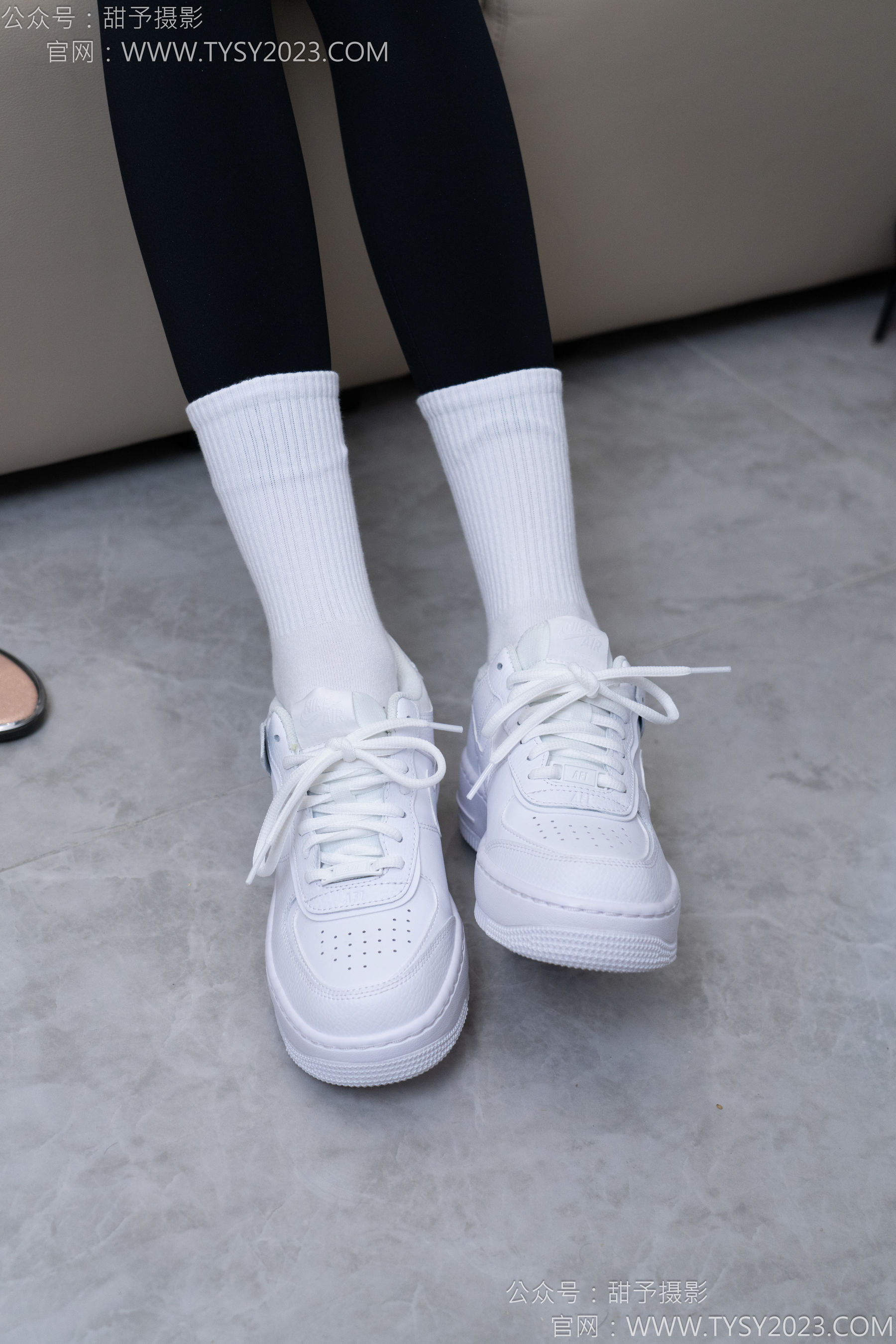 甜予摄影 No.179 珞珞 - 高跟鞋、板鞋、人字拖、白棉袜/(129P)