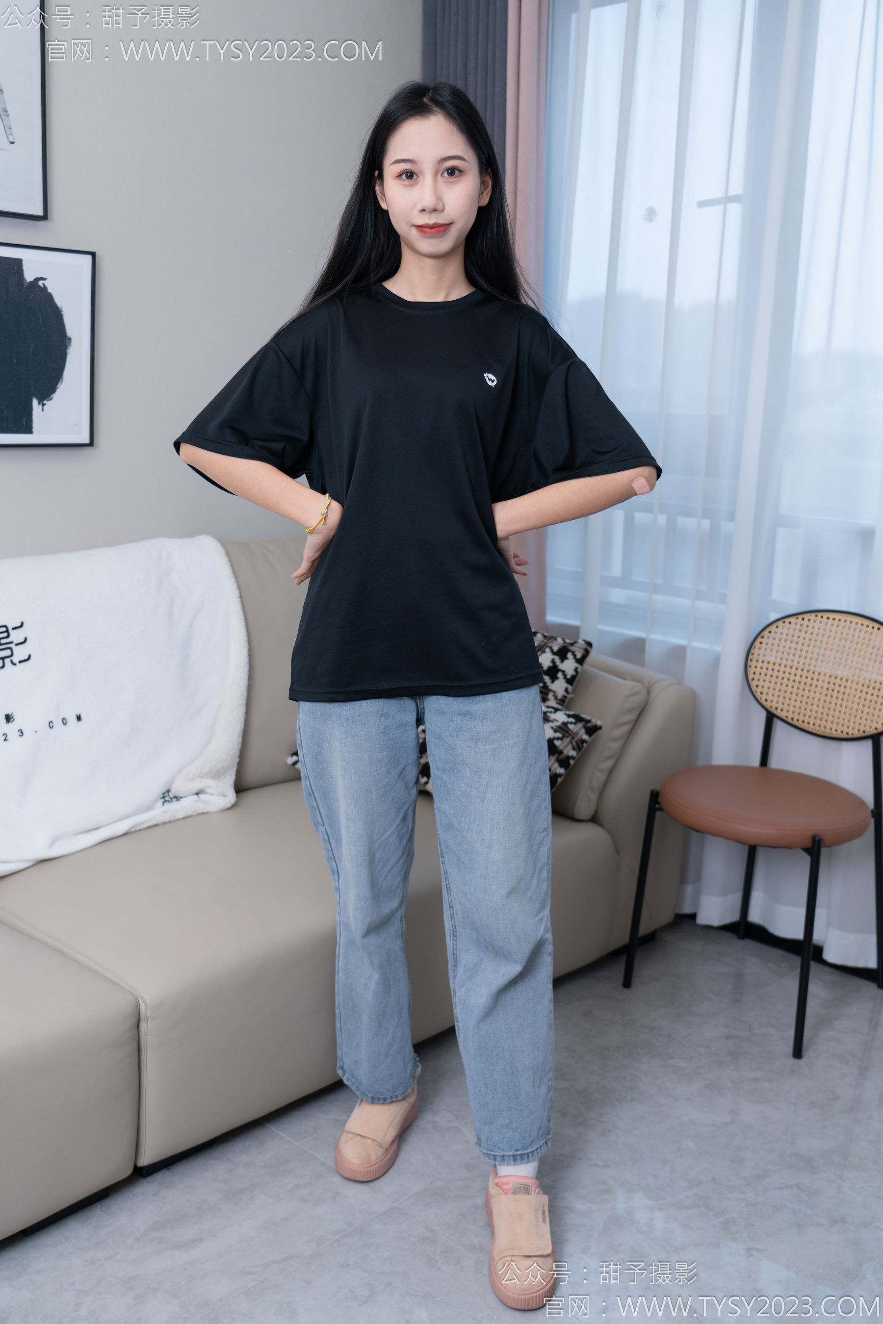 甜予摄影 No.163 娃娃 - 板鞋、白棉袜、裸足/(130P)