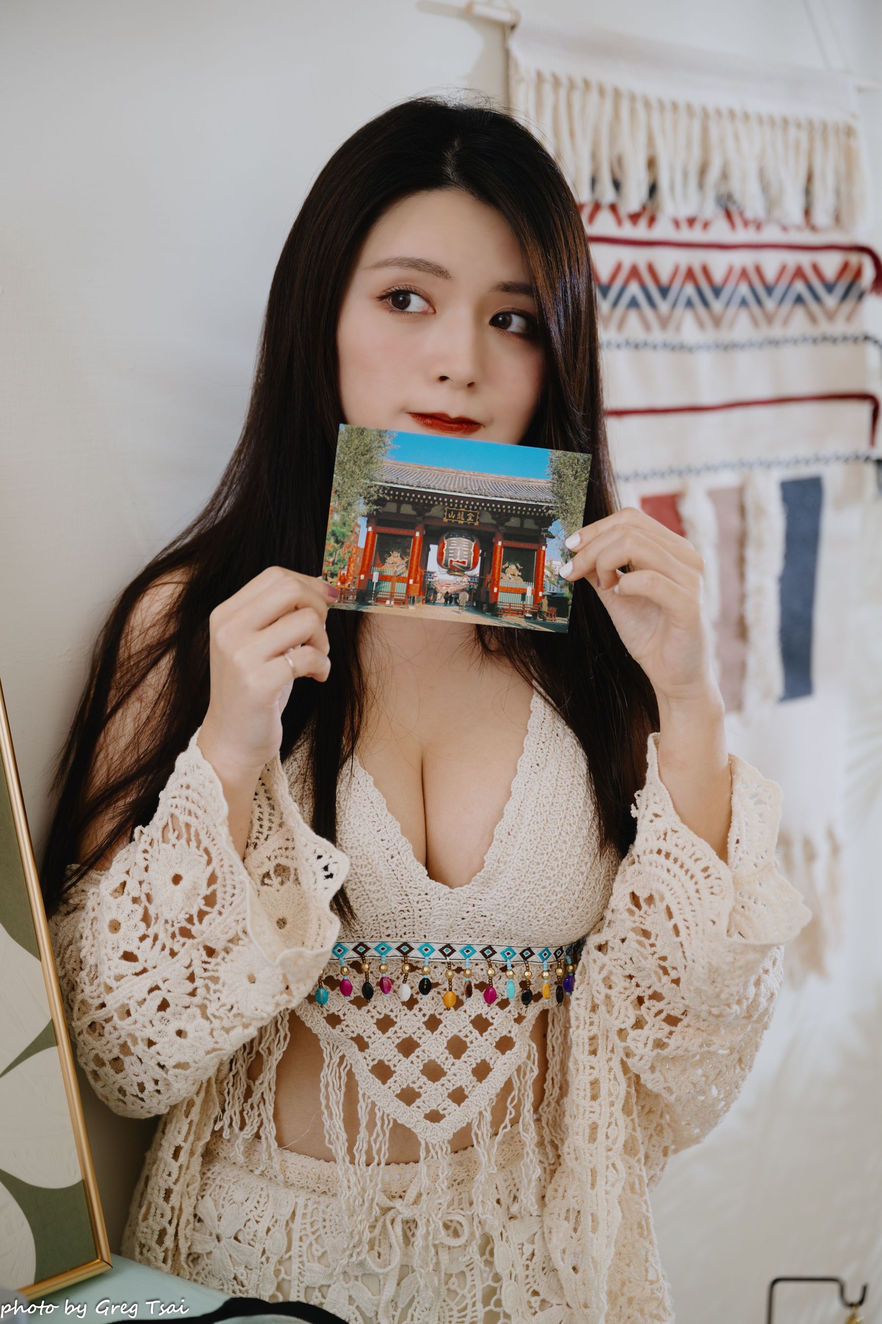 筱筱 - 休闲居家棚拍/(100P)