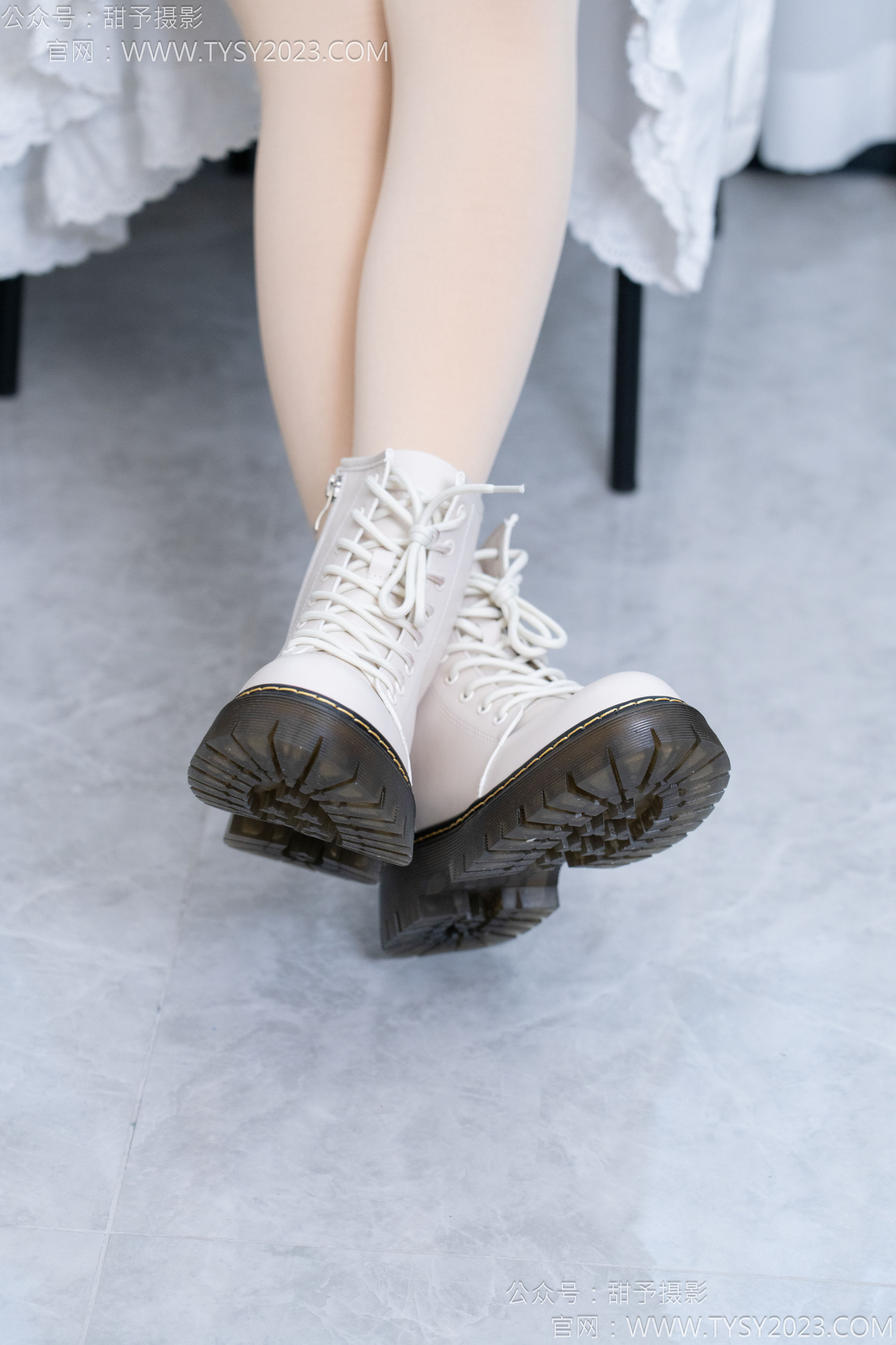 甜予摄影 No.180 贝壳 - 平底鞋、短靴、厚肉丝/(135P)