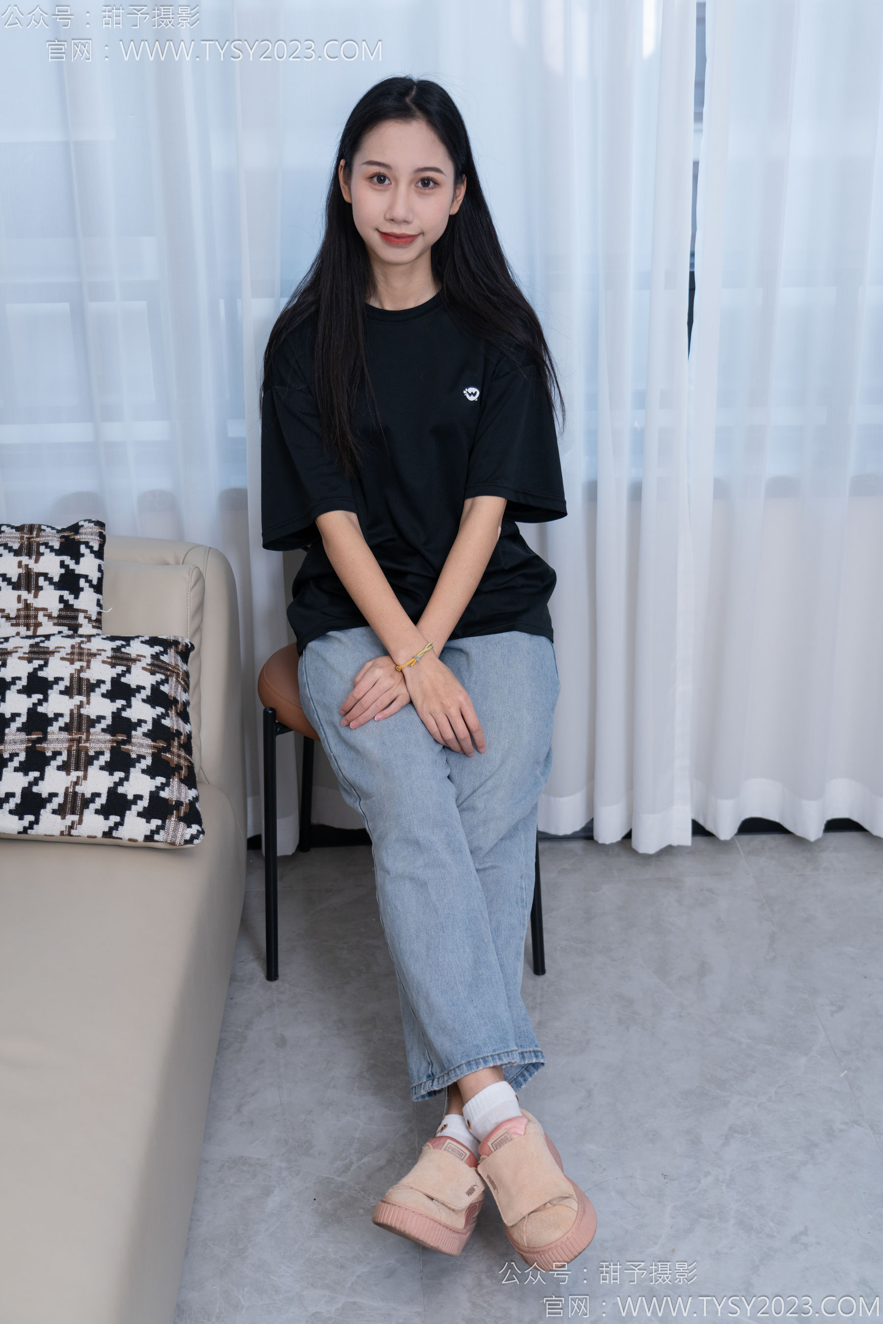 甜予摄影 No.163 娃娃 - 板鞋、白棉袜、裸足/(130P)