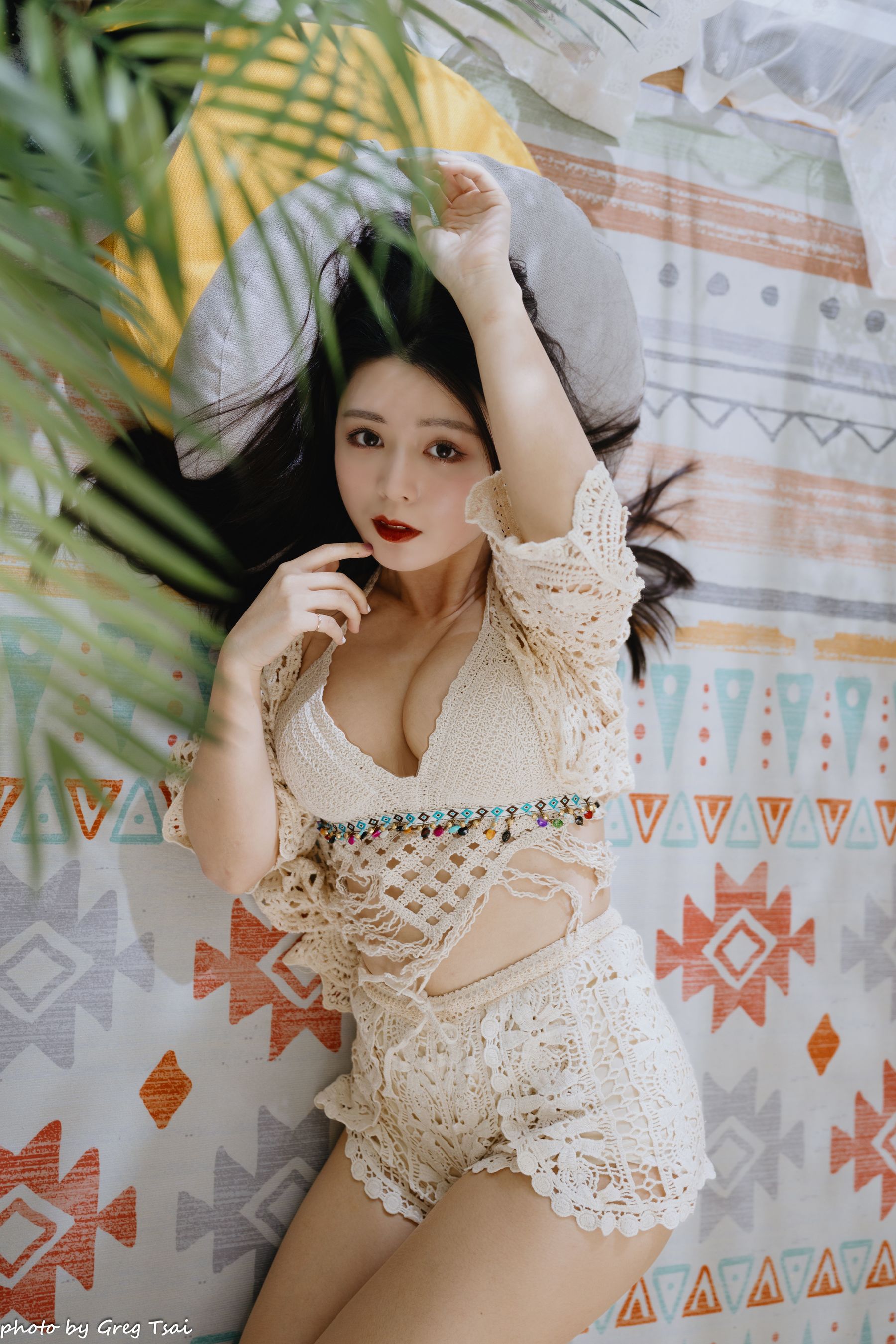 筱筱 - 休闲居家棚拍/(100P)