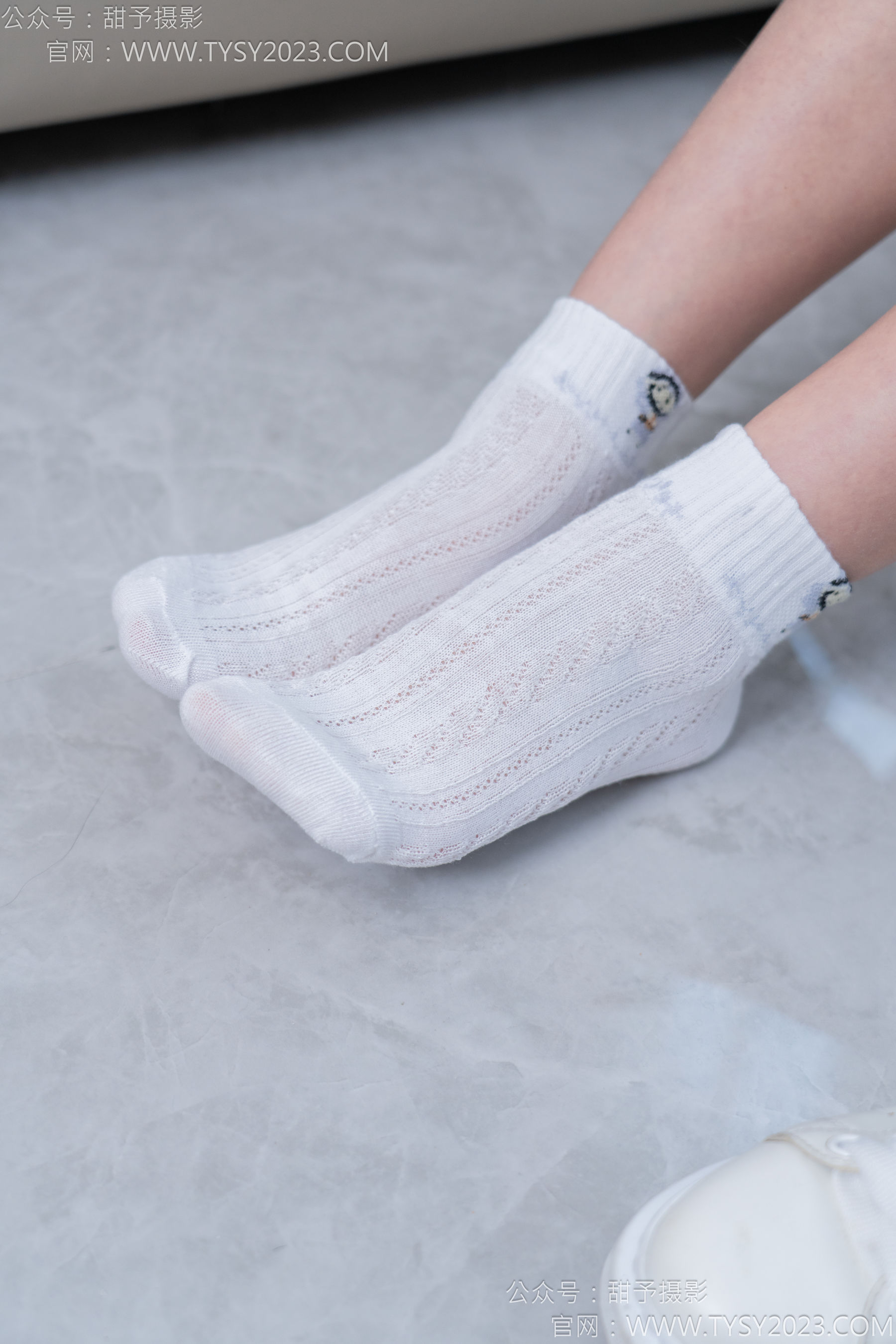 甜予摄影 No.165 贝壳 - 板鞋、白棉袜、裸足/(130P)