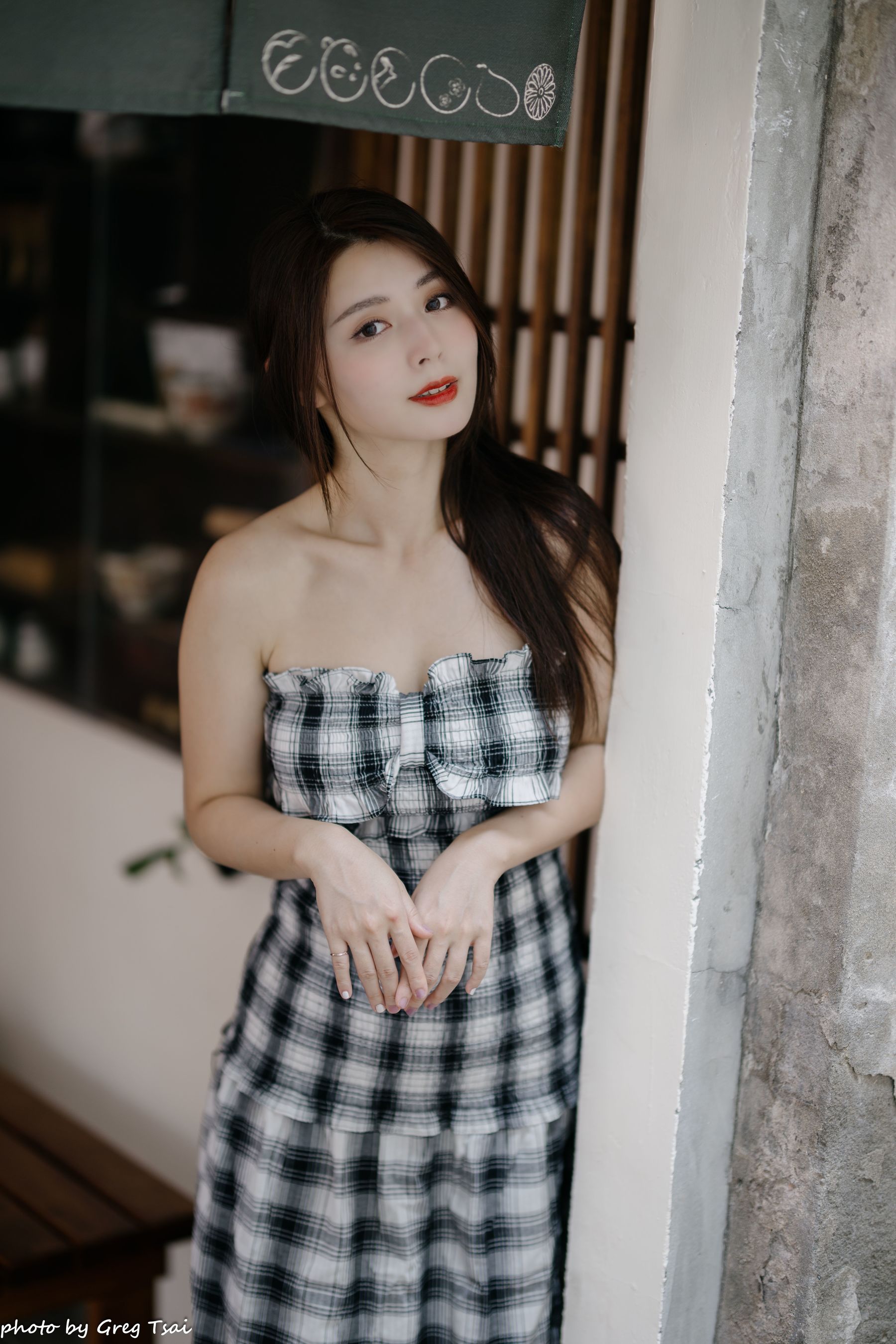 筱筱 - 桃园 格子裙/(119P)