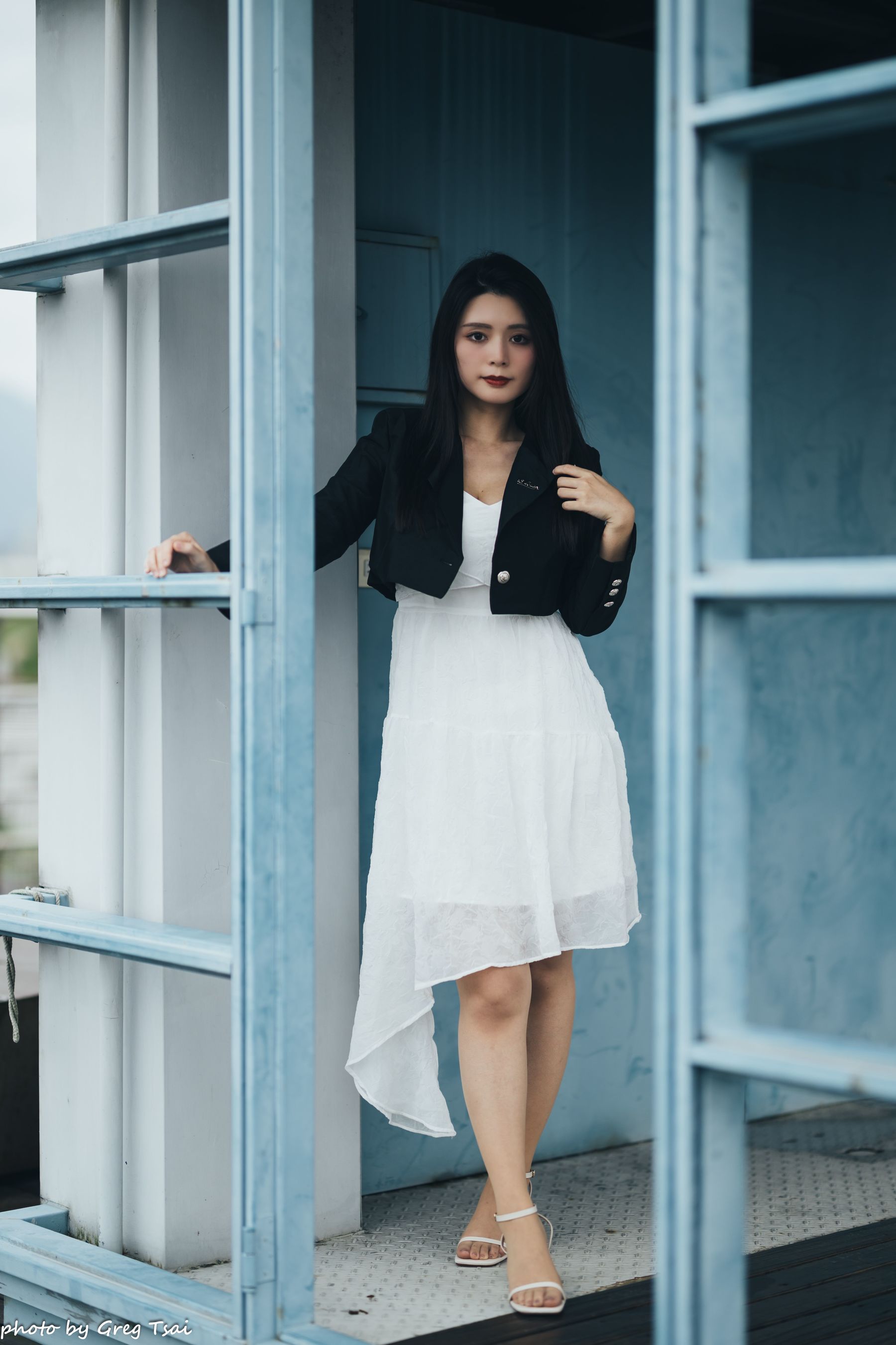 筱筱 - 天台连衣裙/(65P)