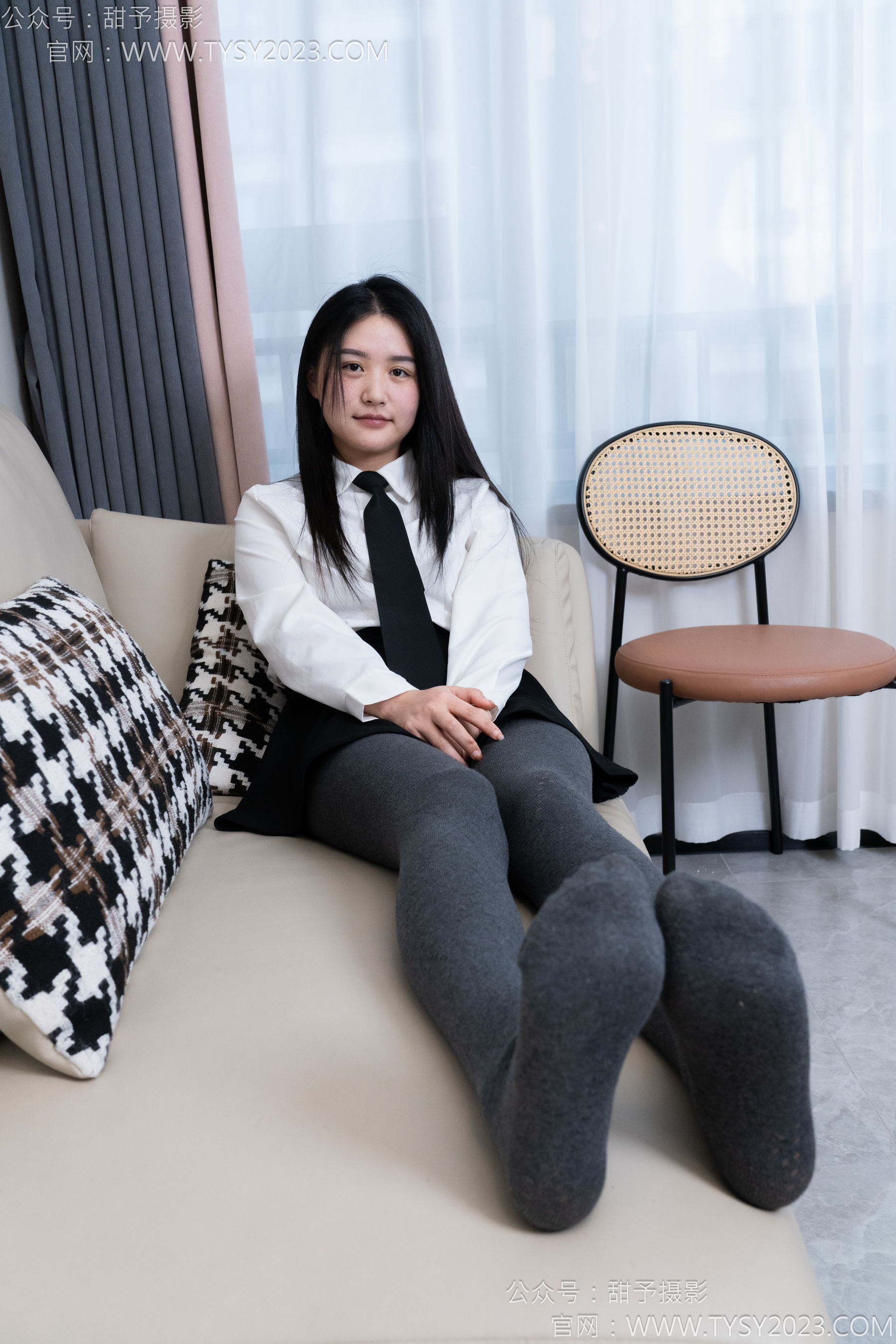 甜予摄影 No.168 澜澜 - 短靴、小腿袜、肉丝/(165P)