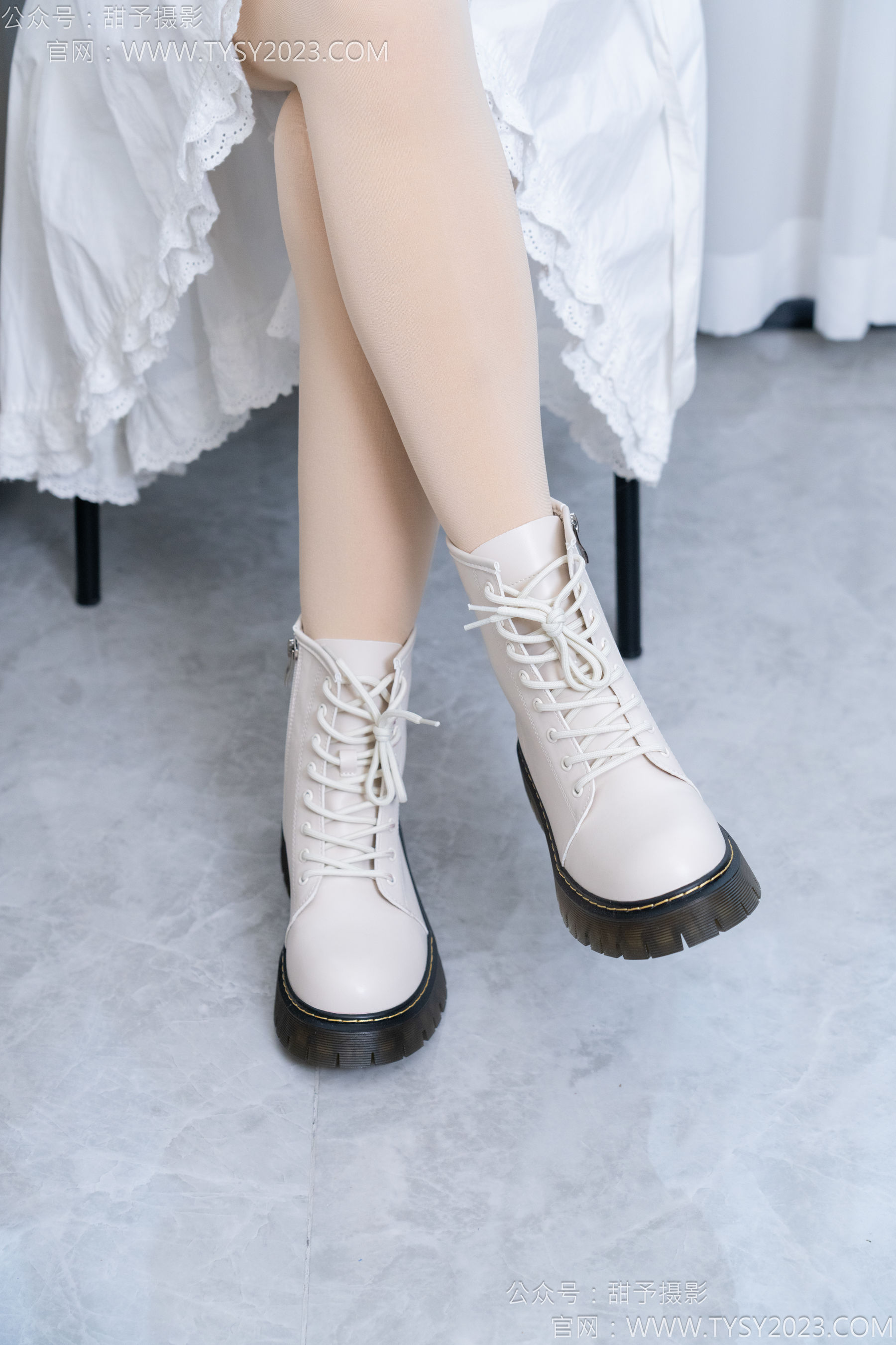 甜予摄影 No.180 贝壳 - 平底鞋、短靴、厚肉丝/(135P)