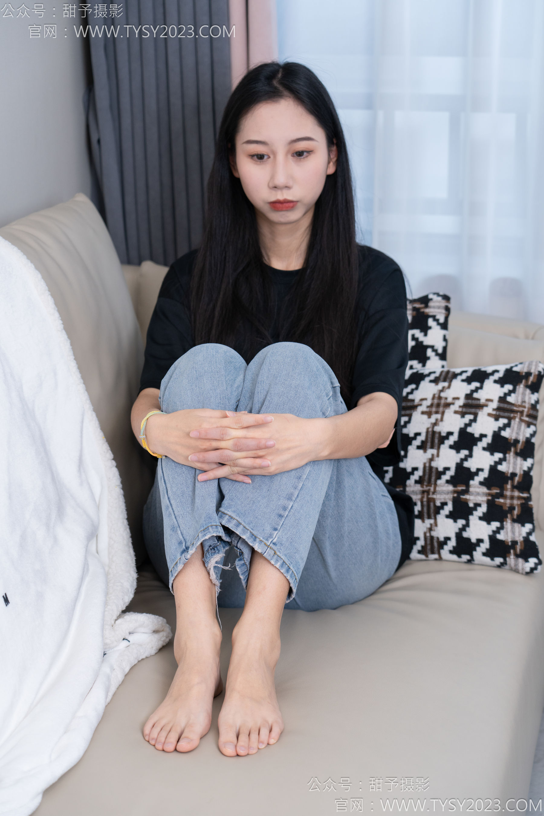 甜予摄影 No.163 娃娃 - 板鞋、白棉袜、裸足/(130P)