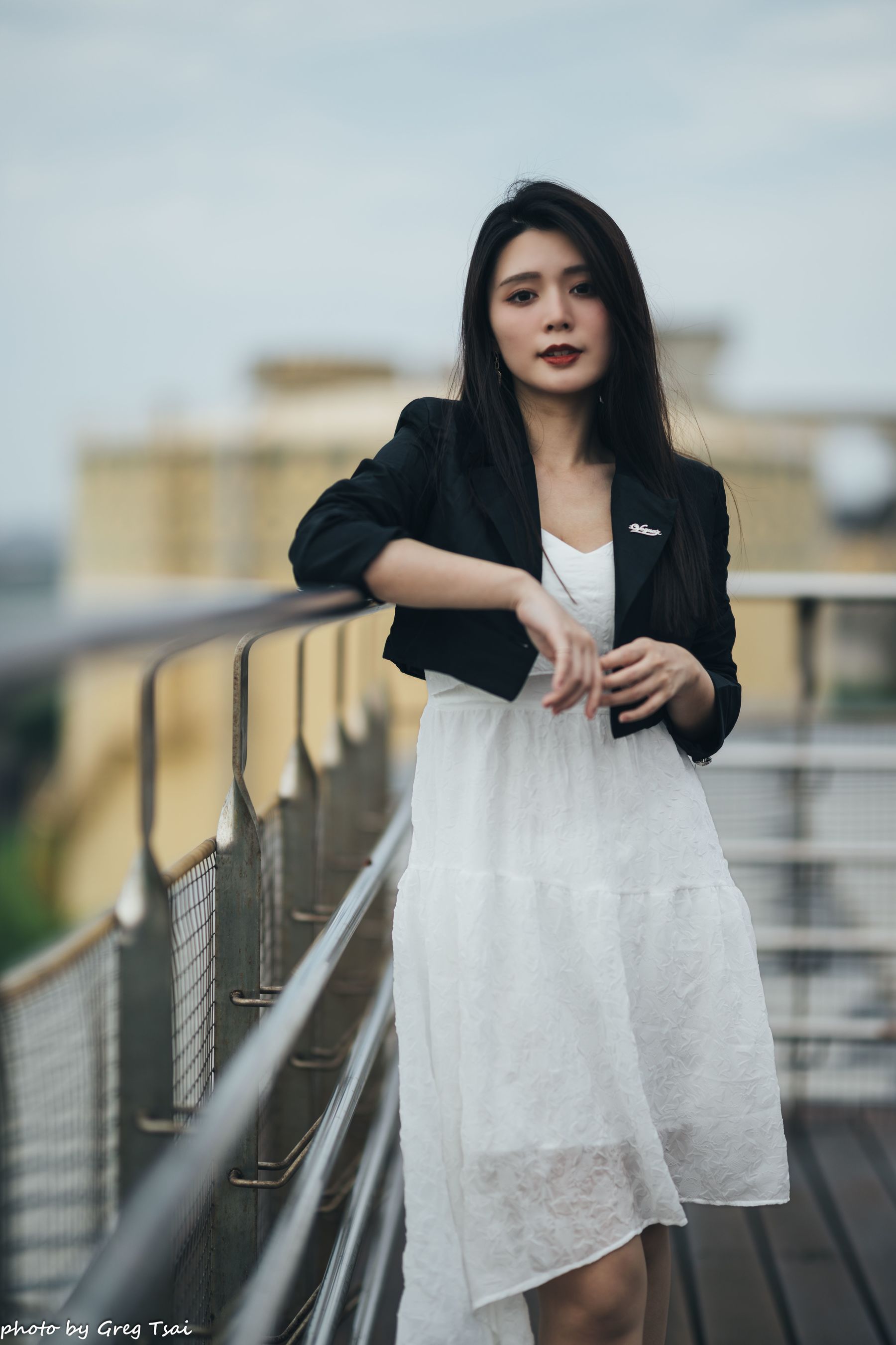 筱筱 - 天台连衣裙/(65P)