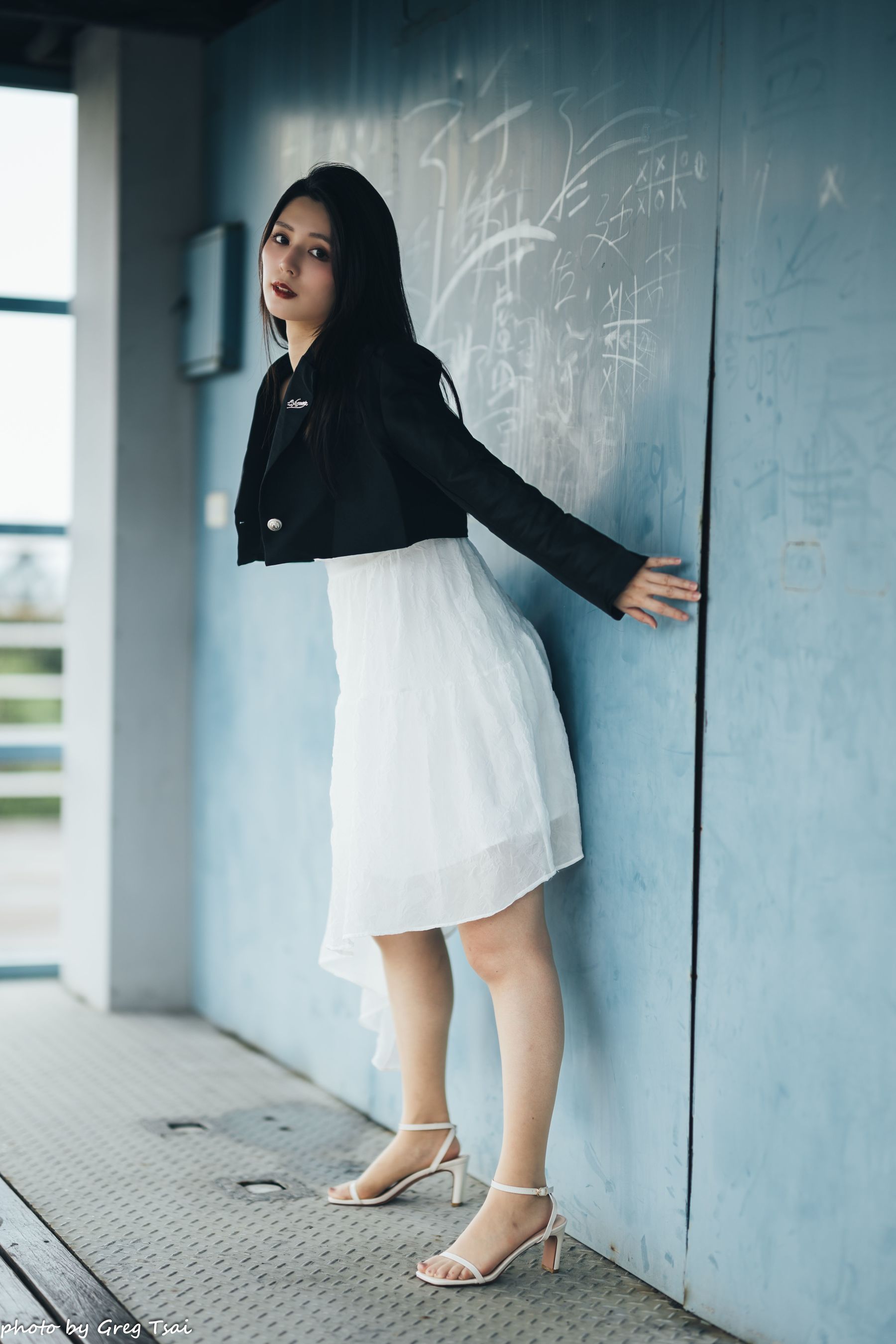 筱筱 - 天台连衣裙/(65P)