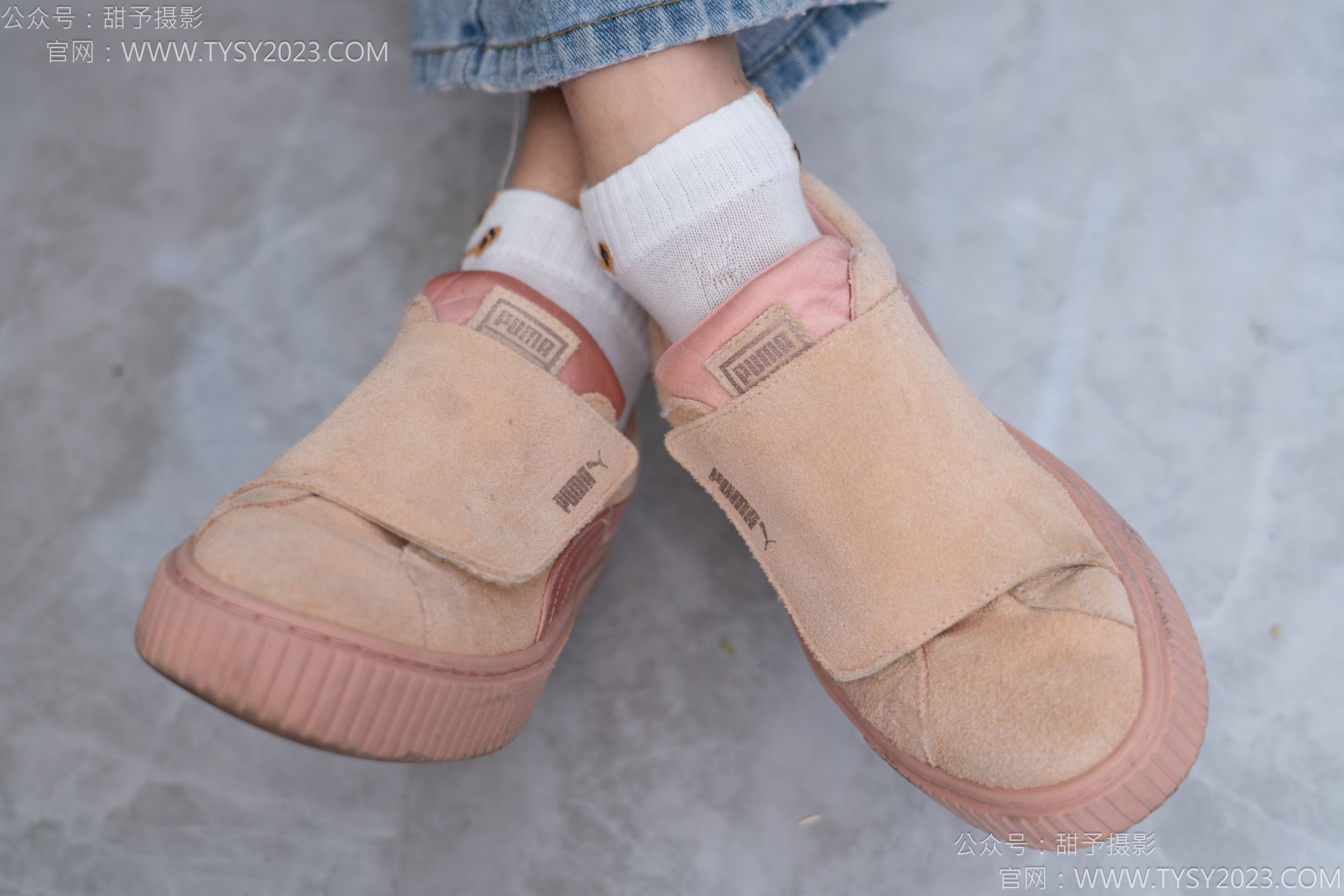 甜予摄影 No.163 娃娃 - 板鞋、白棉袜、裸足/(130P)