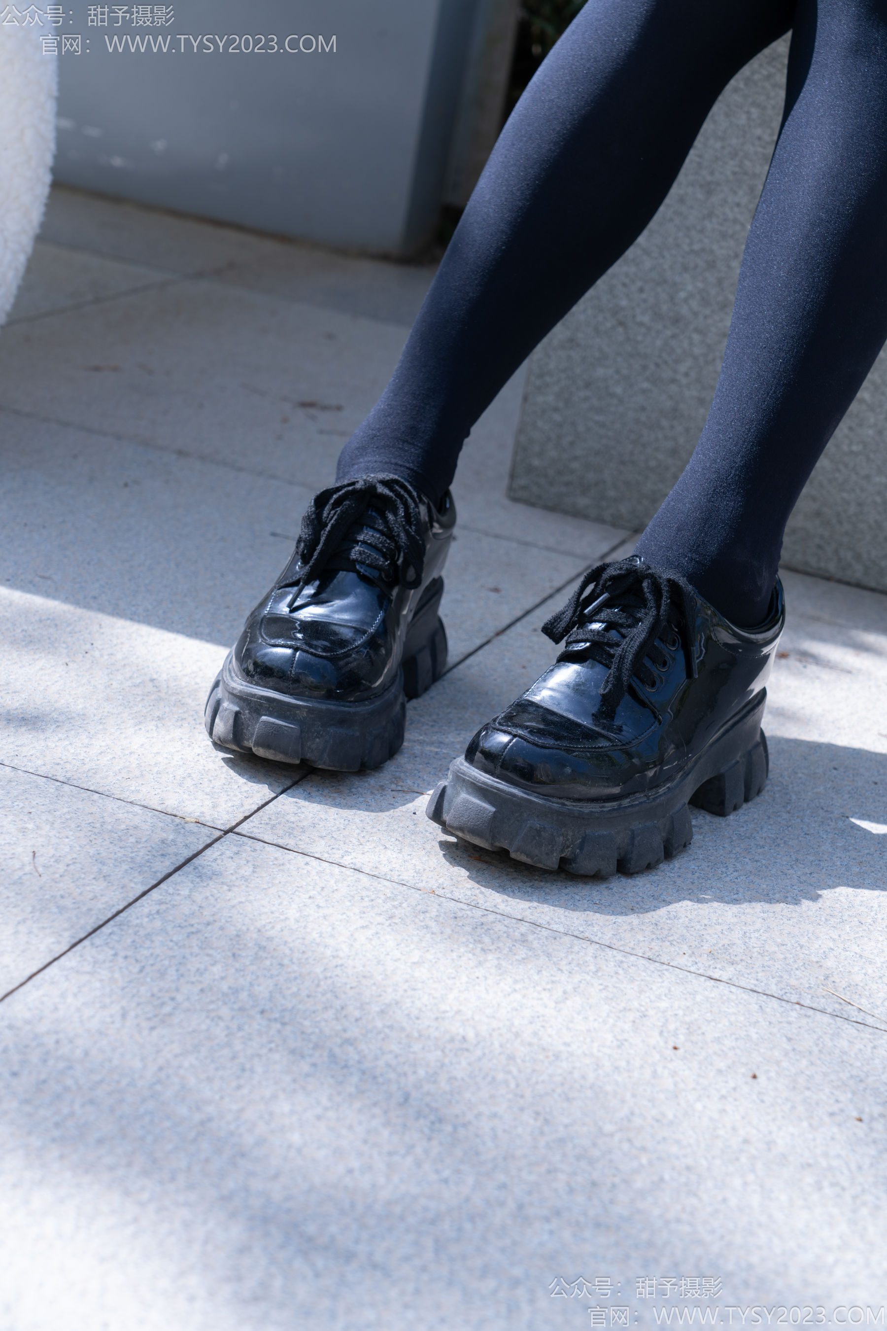 甜予摄影 No.193 小甜桃 - 皮鞋、大腿袜、裸足/(129P)