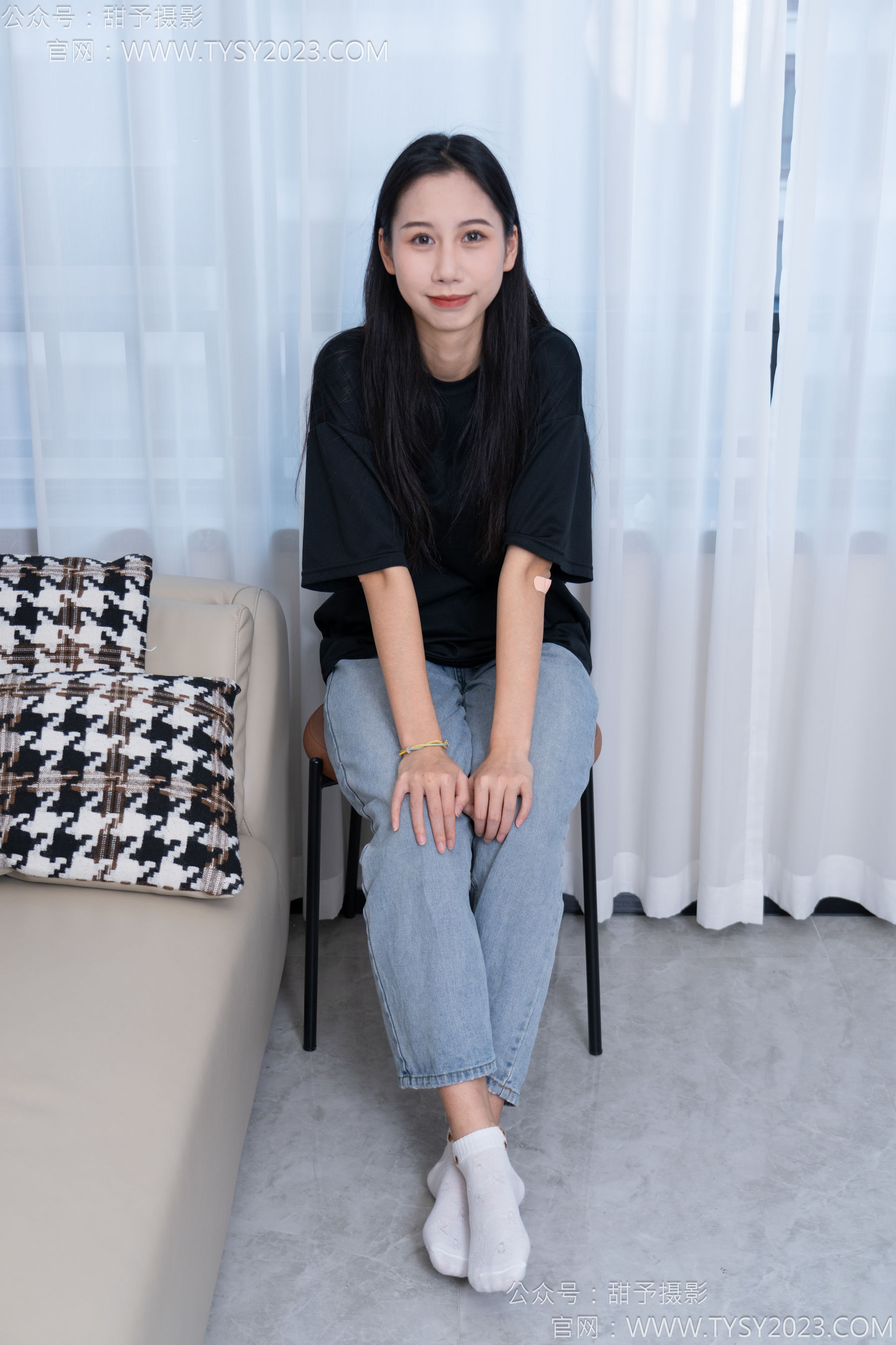 甜予摄影 No.163 娃娃 - 板鞋、白棉袜、裸足/(130P)