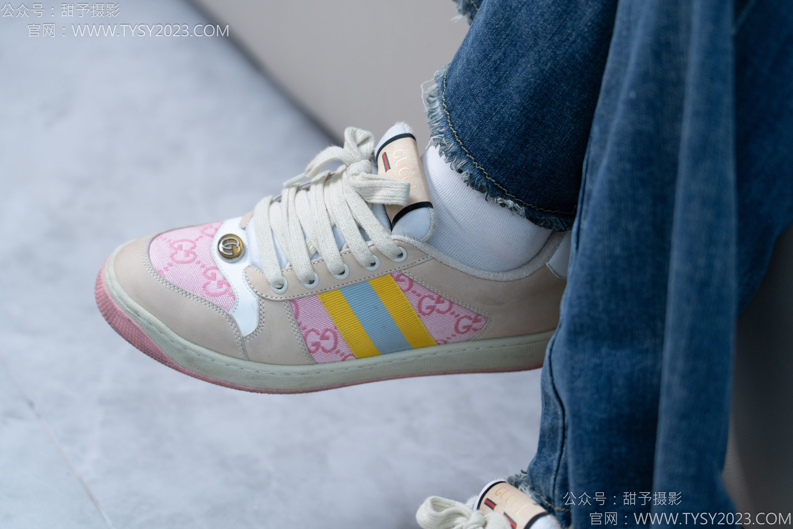 甜予摄影 No.170 珞珞 - 板鞋、白棉袜、裸足/(130P)