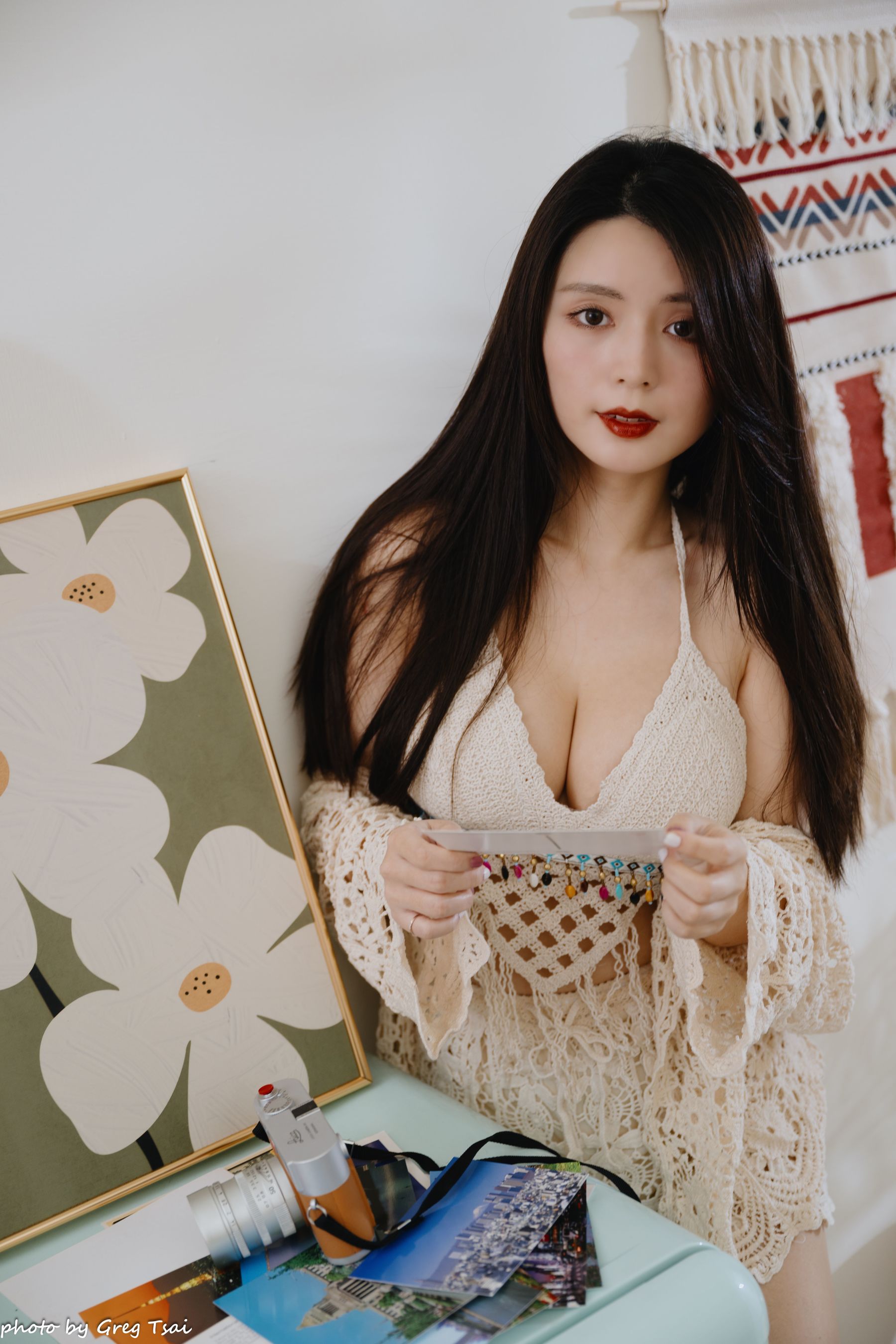 筱筱 - 休闲居家棚拍/(100P)