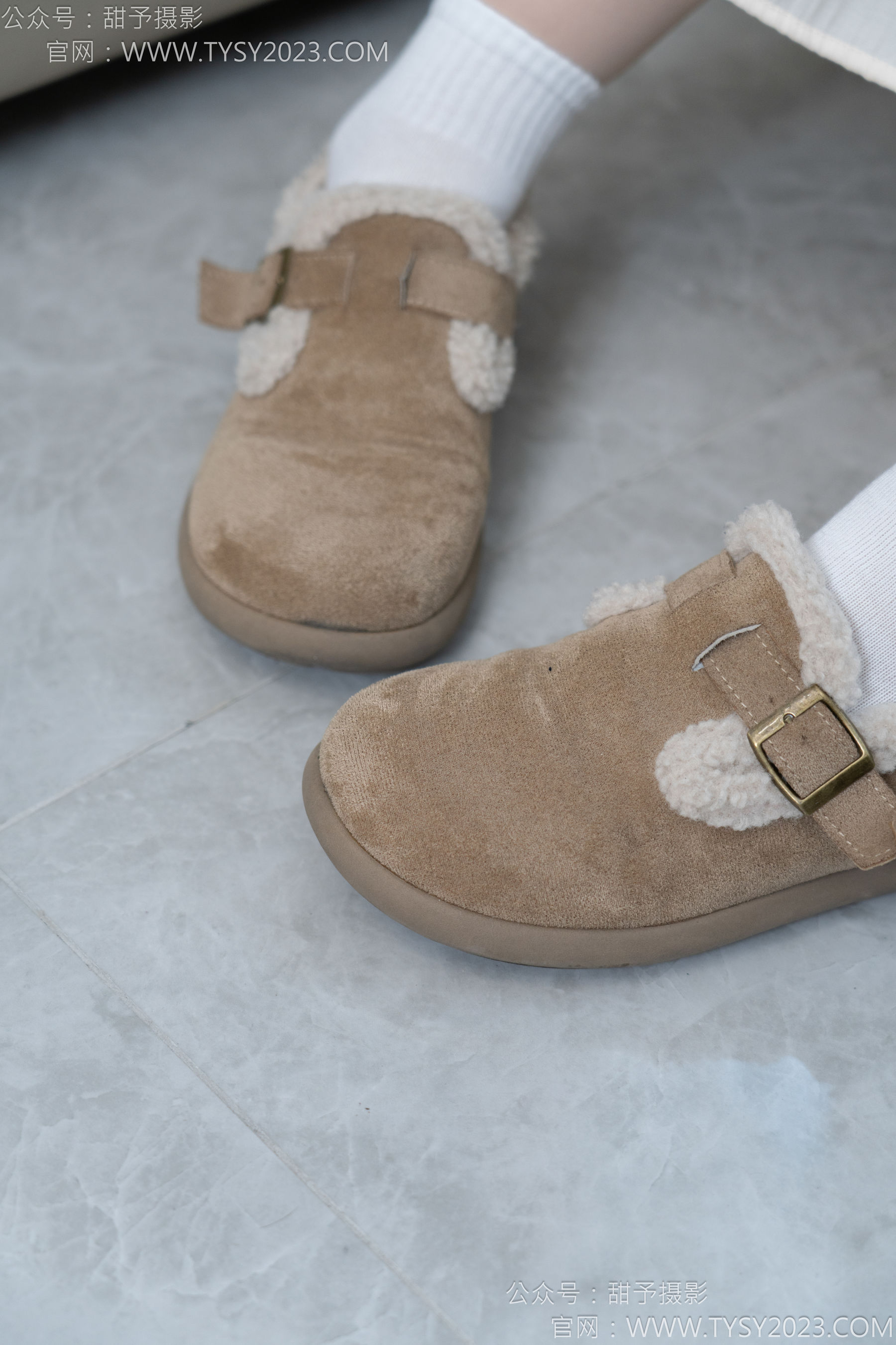 甜予摄影 No.173 小葵 - 棉鞋、白棉袜、薄肉丝/(135P)