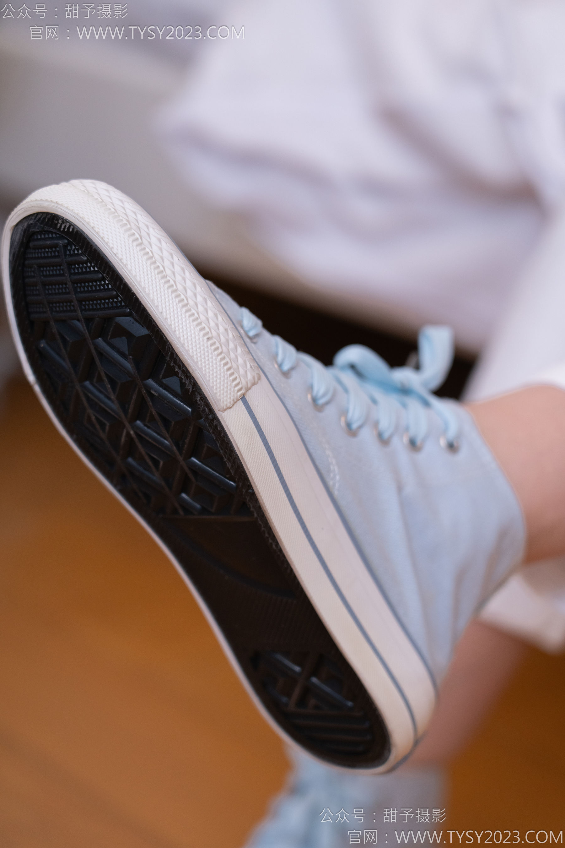 甜予摄影 No.171 璇璇 - 帆布鞋、白棉袜、抖腿剧情/(151P)