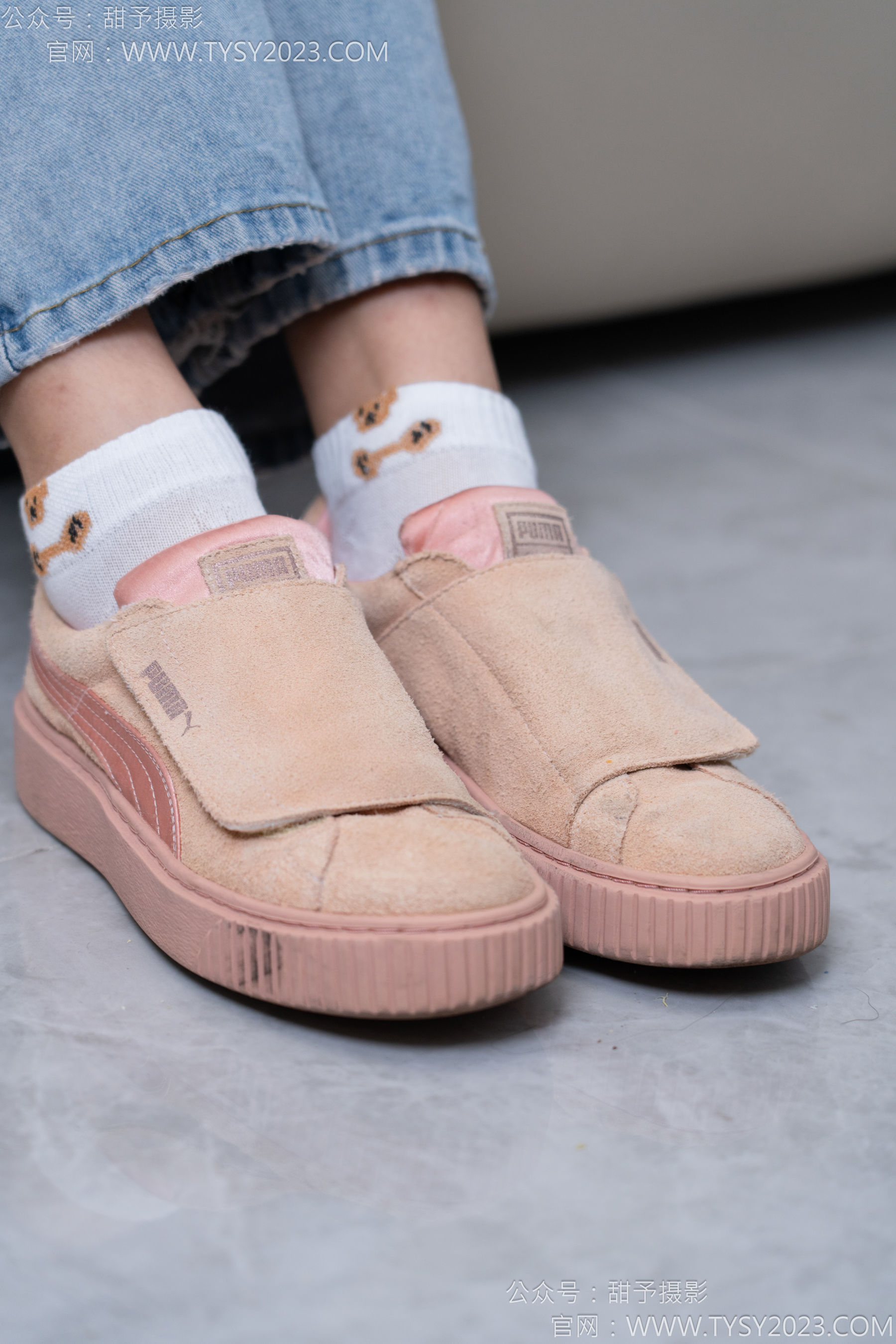 甜予摄影 No.163 娃娃 - 板鞋、白棉袜、裸足/(130P)