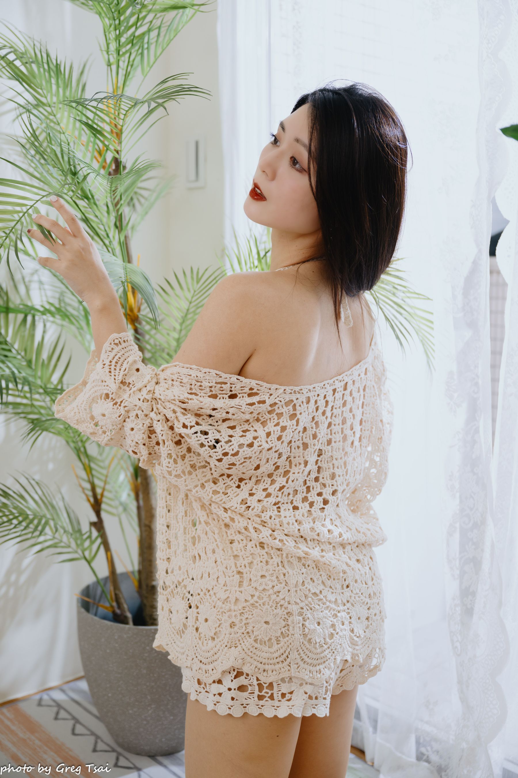 筱筱 - 休闲居家棚拍/(100P)