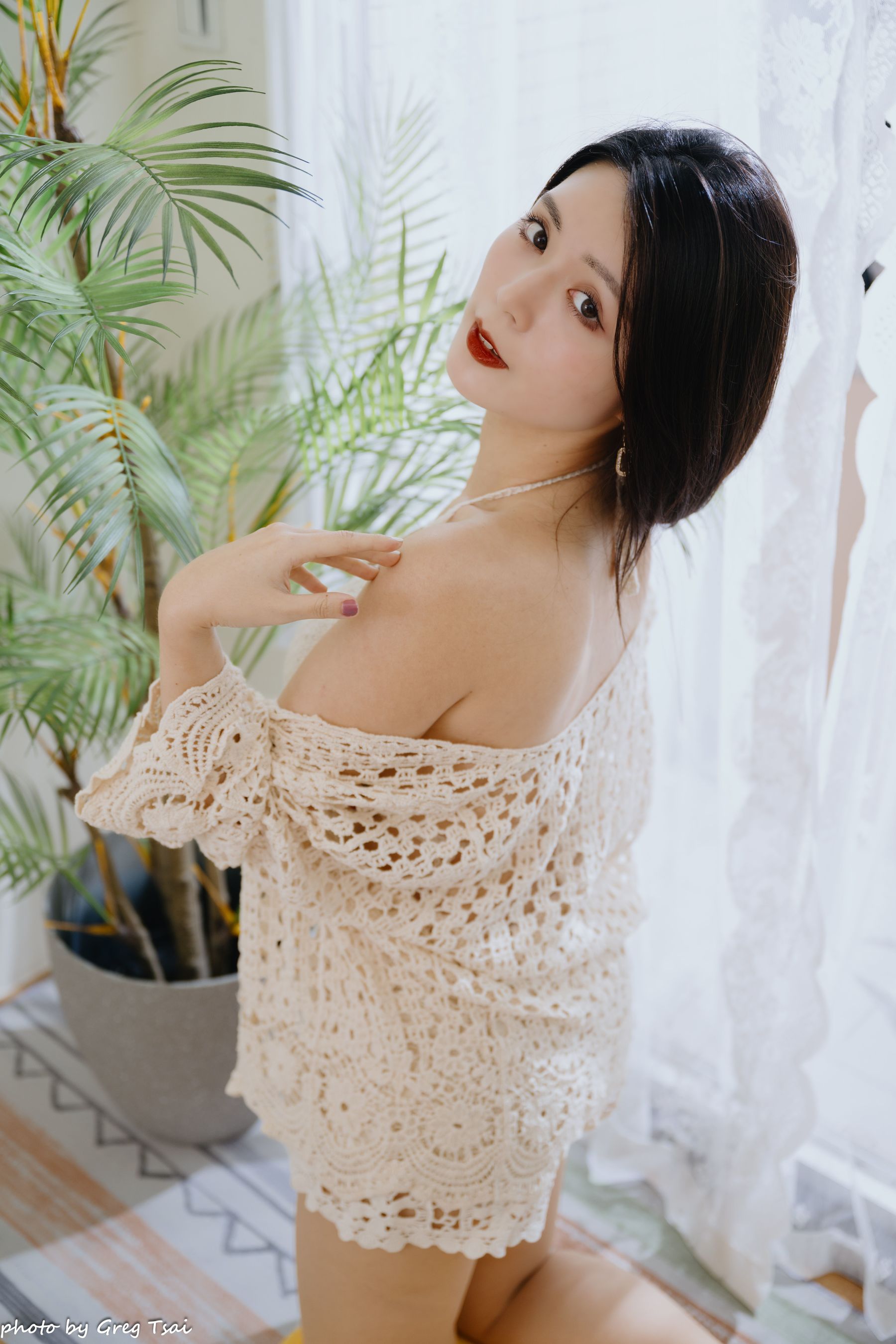 筱筱 - 休闲居家棚拍/(100P)