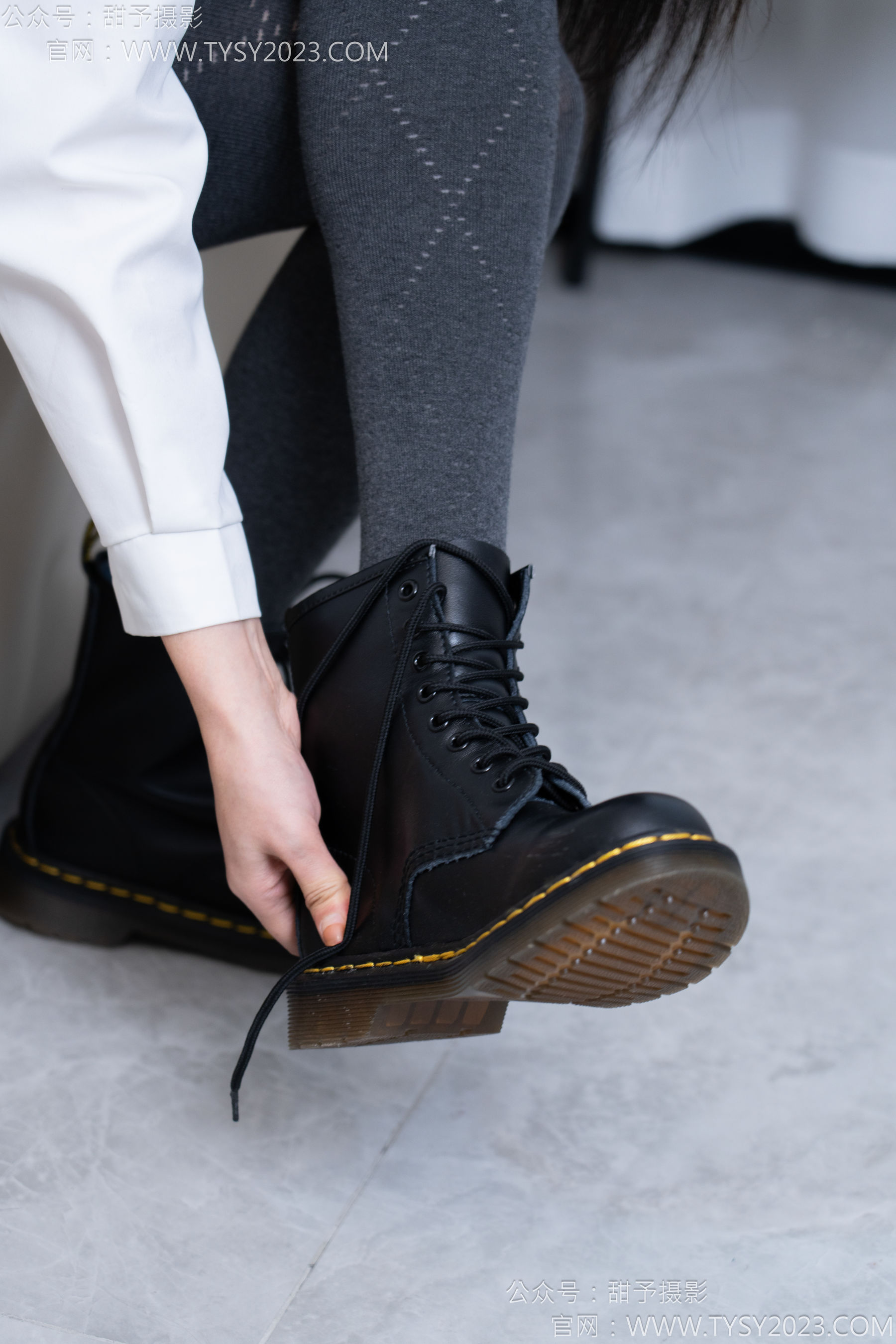 甜予摄影 No.168 澜澜 - 短靴、小腿袜、肉丝/(165P)