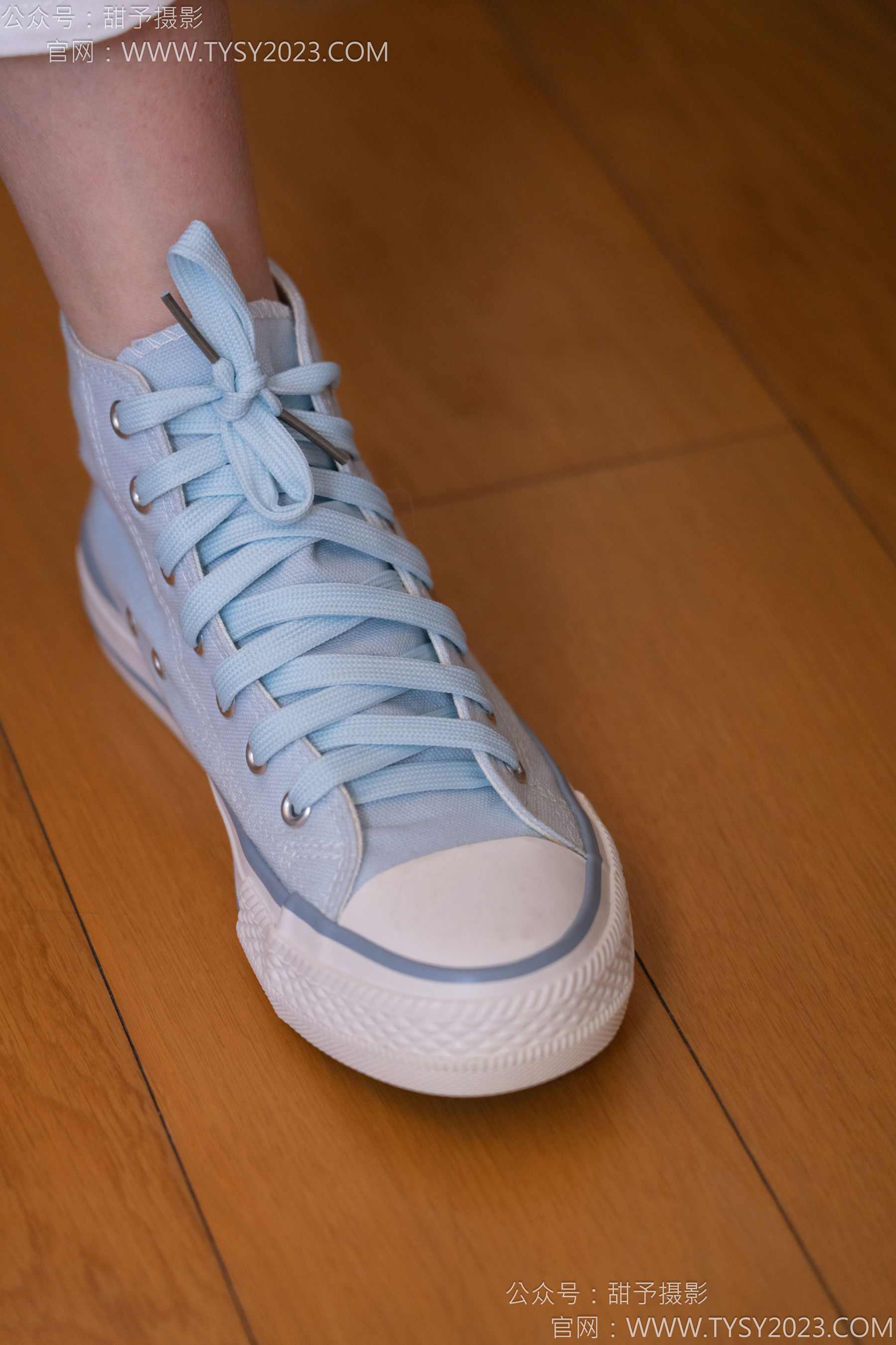 甜予摄影 No.171 璇璇 - 帆布鞋、白棉袜、抖腿剧情/(151P)