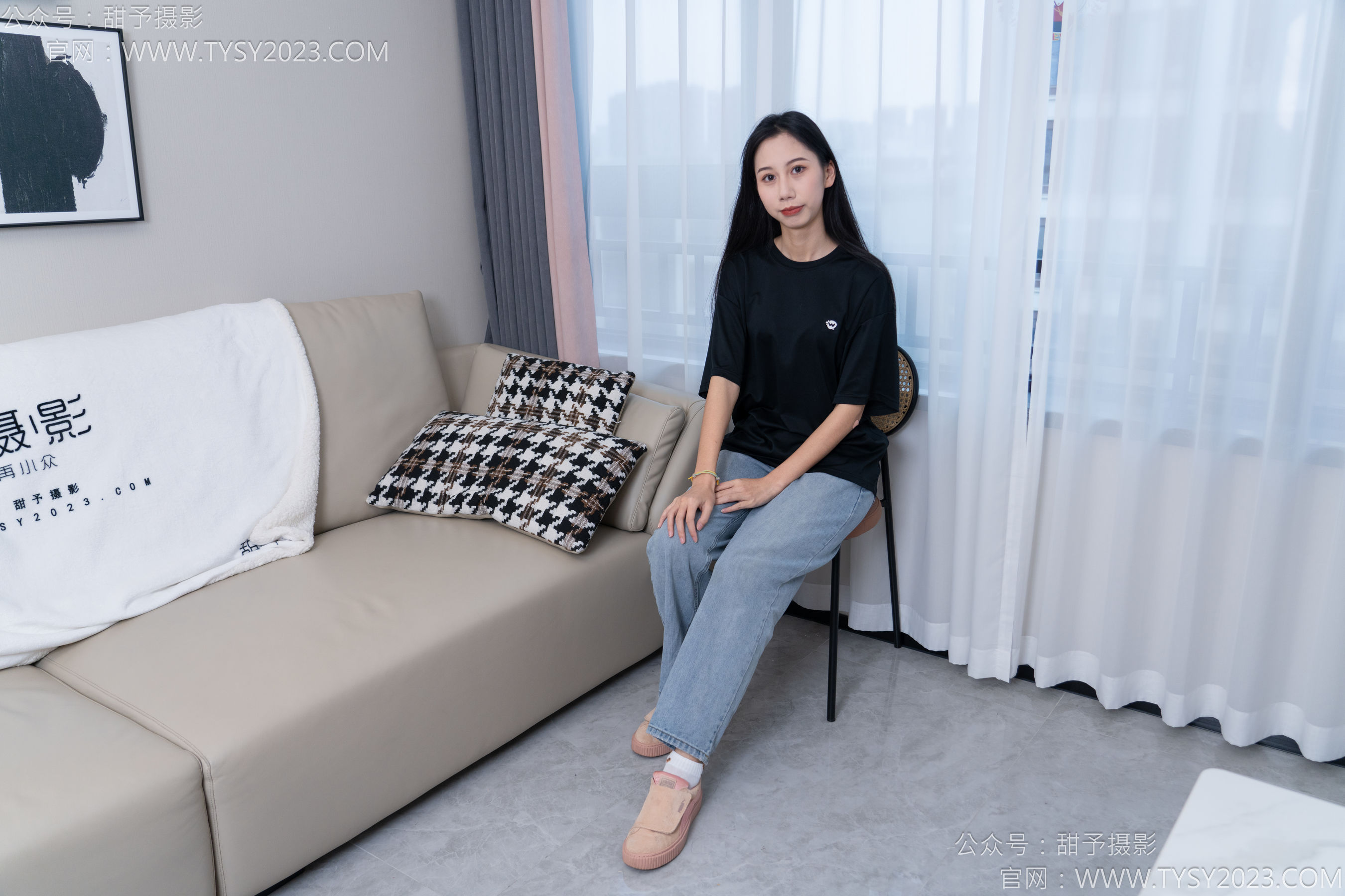 甜予摄影 No.163 娃娃 - 板鞋、白棉袜、裸足/(130P)