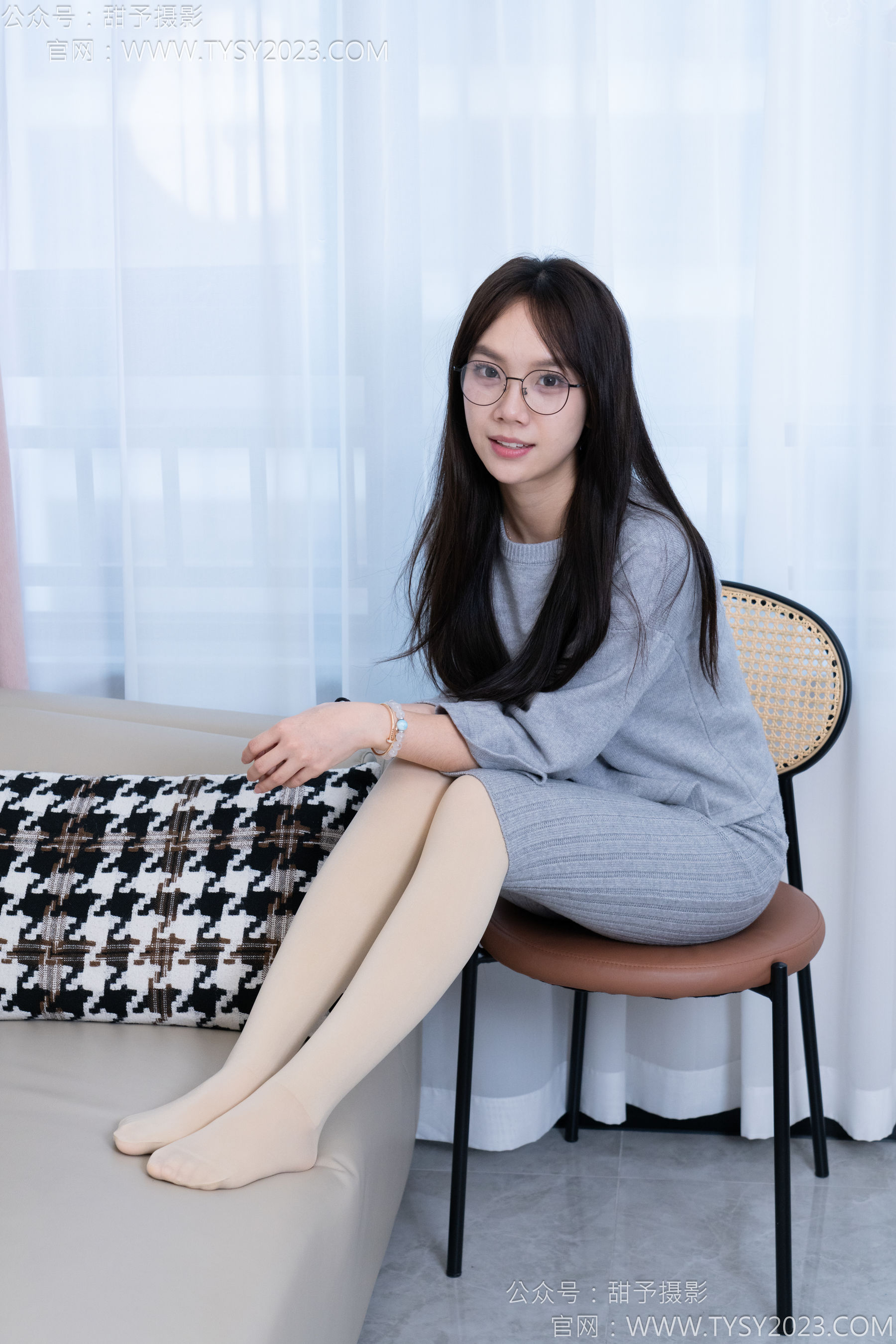 甜予摄影 No.174 贝壳 - 平底鞋、厚肉丝/(130P)