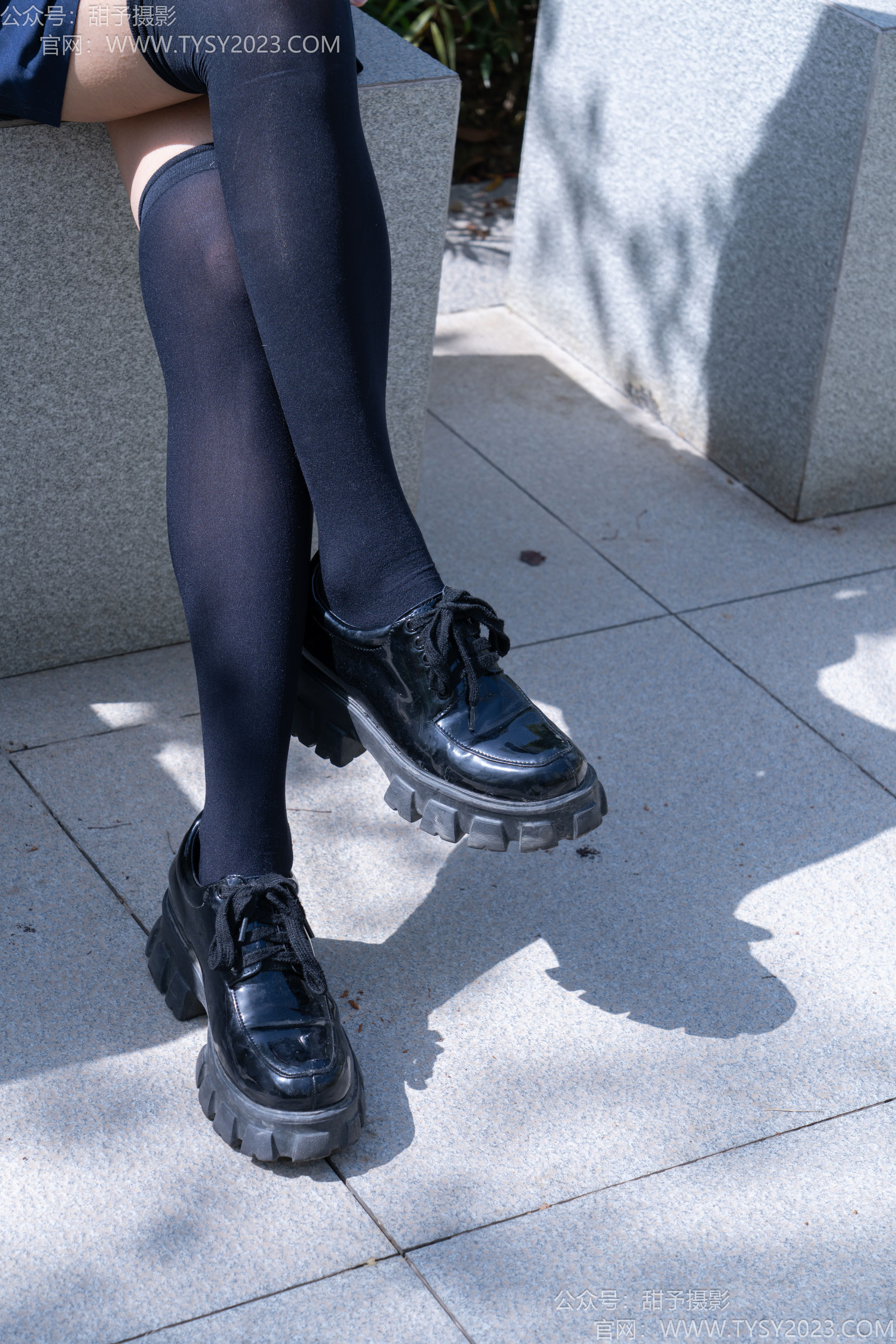 甜予摄影 No.193 小甜桃 - 皮鞋、大腿袜、裸足/(129P)
