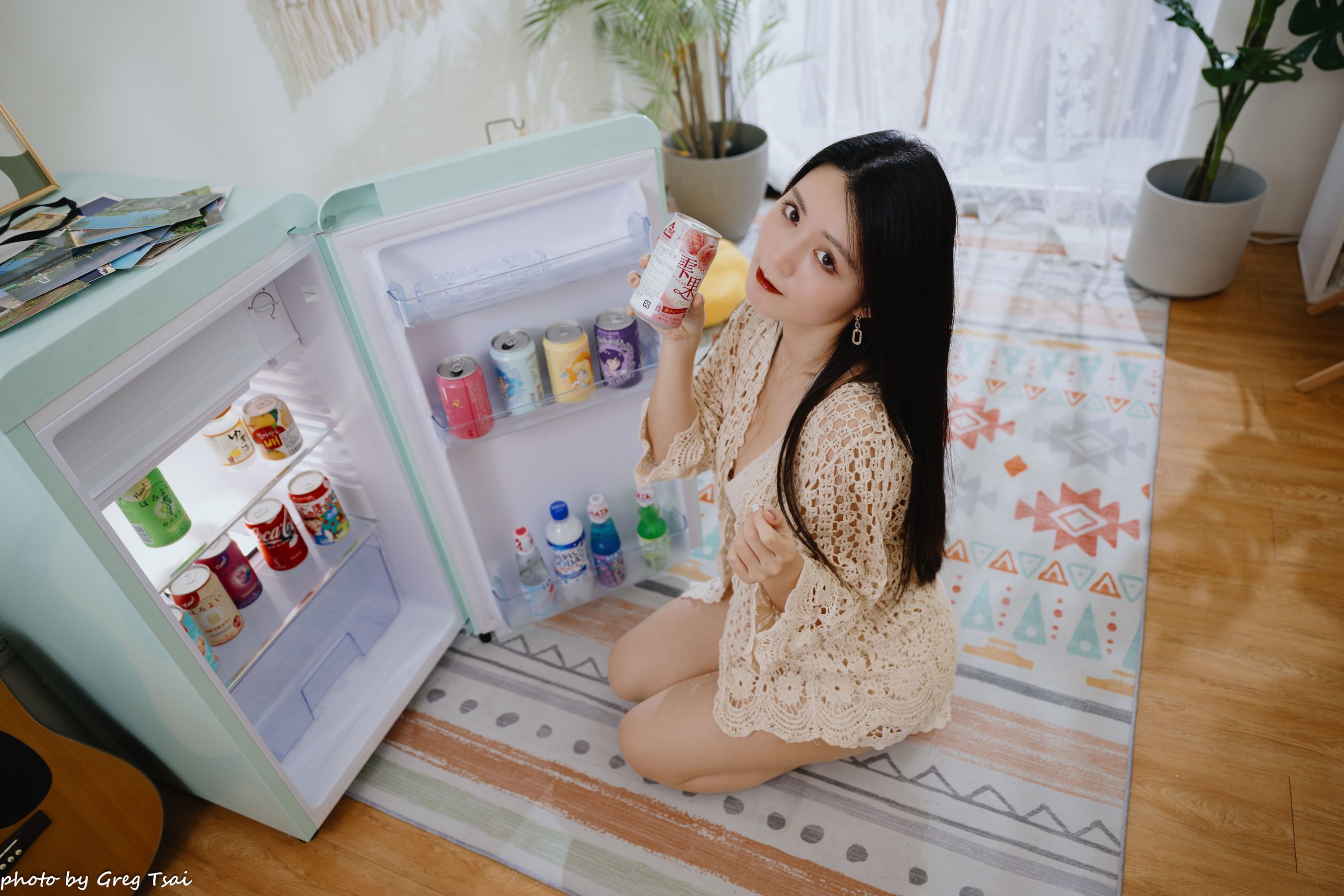 筱筱 - 休闲居家棚拍/(100P)